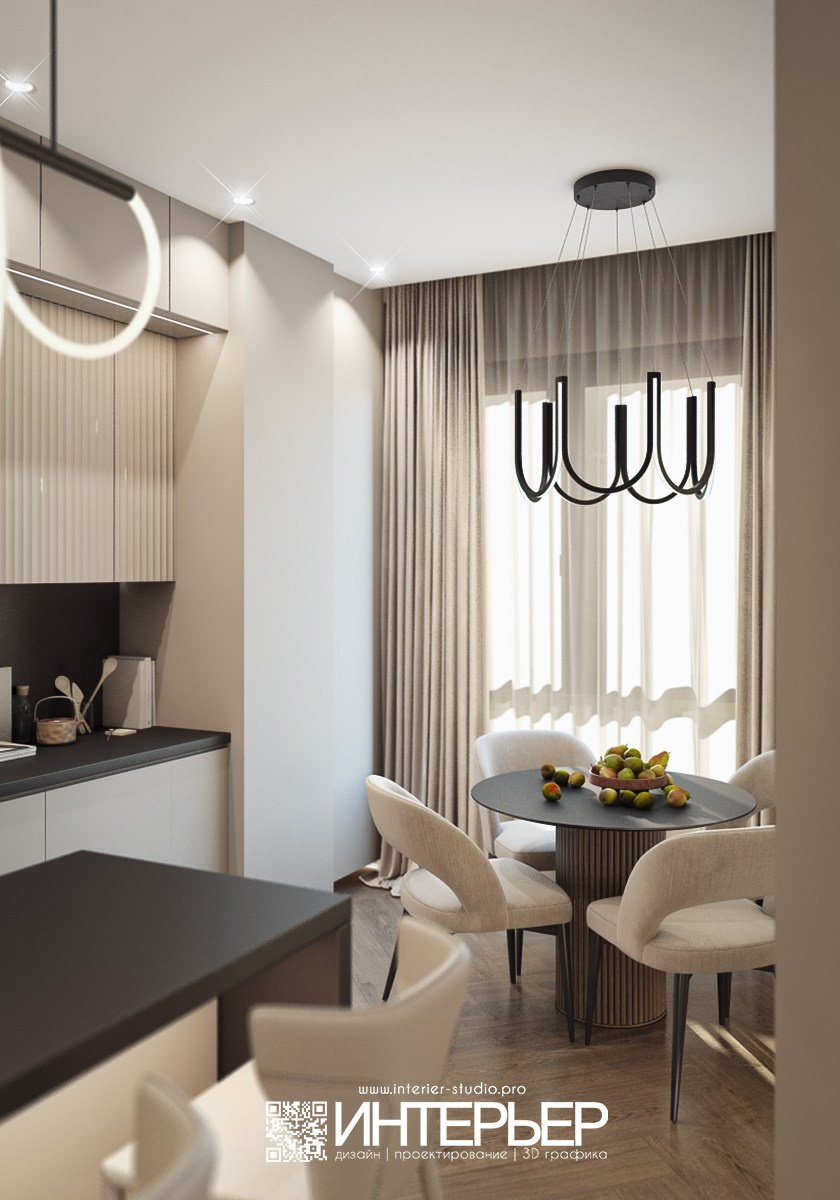 Дизайн-проект квартиры Михаила. ЖК Печорин. Дизайн интерьера, 3D визуализация и 3D моделирование. Создание проектов и чертежей. КМВ: Кисловодск, Пятигорск, Ессентуки и удаленно