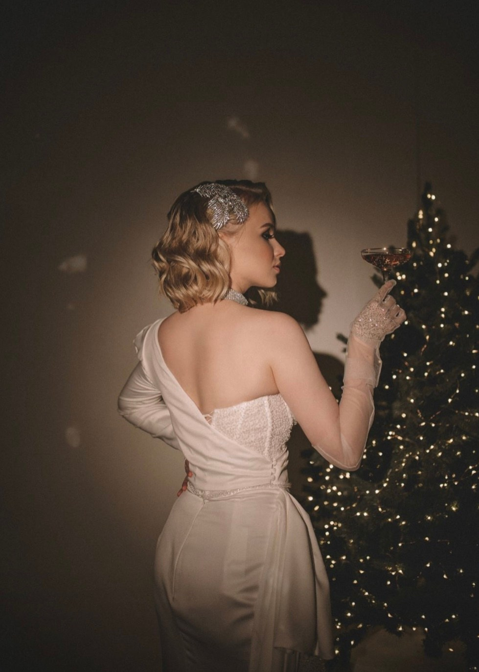 Вечерний новогодний фотодень в зале «Caramel» c GOBO. Фотостудия LIGHT в Люберцах