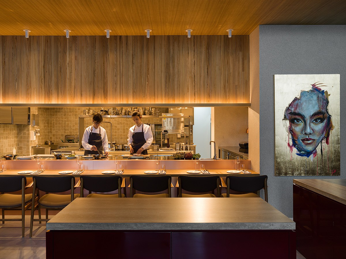 HVANCH restaurant in Saratov Russia designed by QUADRUM STUDIO