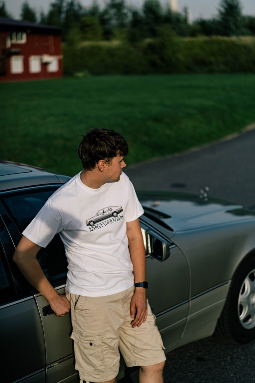 Футболка Mercedes-Benz W140 S-Class (1991-1998). Автомобильный фотограф Антон Цырулев