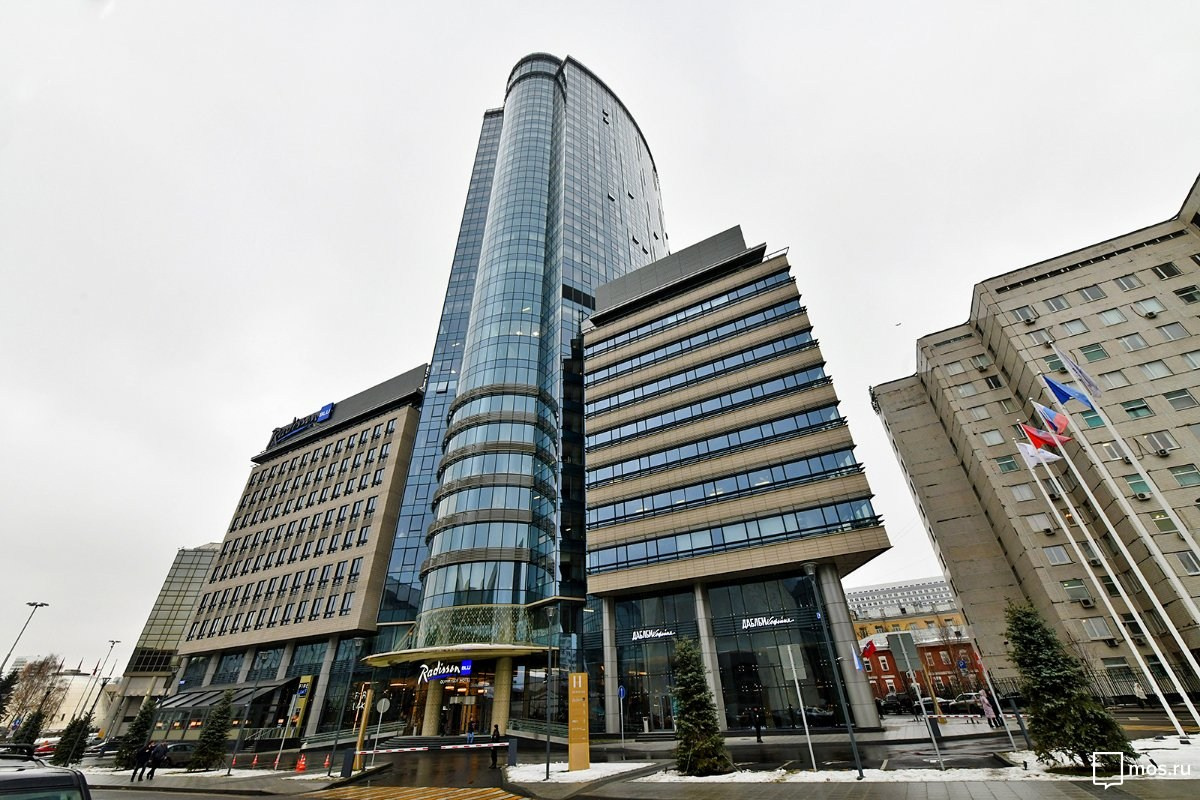 Radisson Blu Olimpiyskiy снаружи