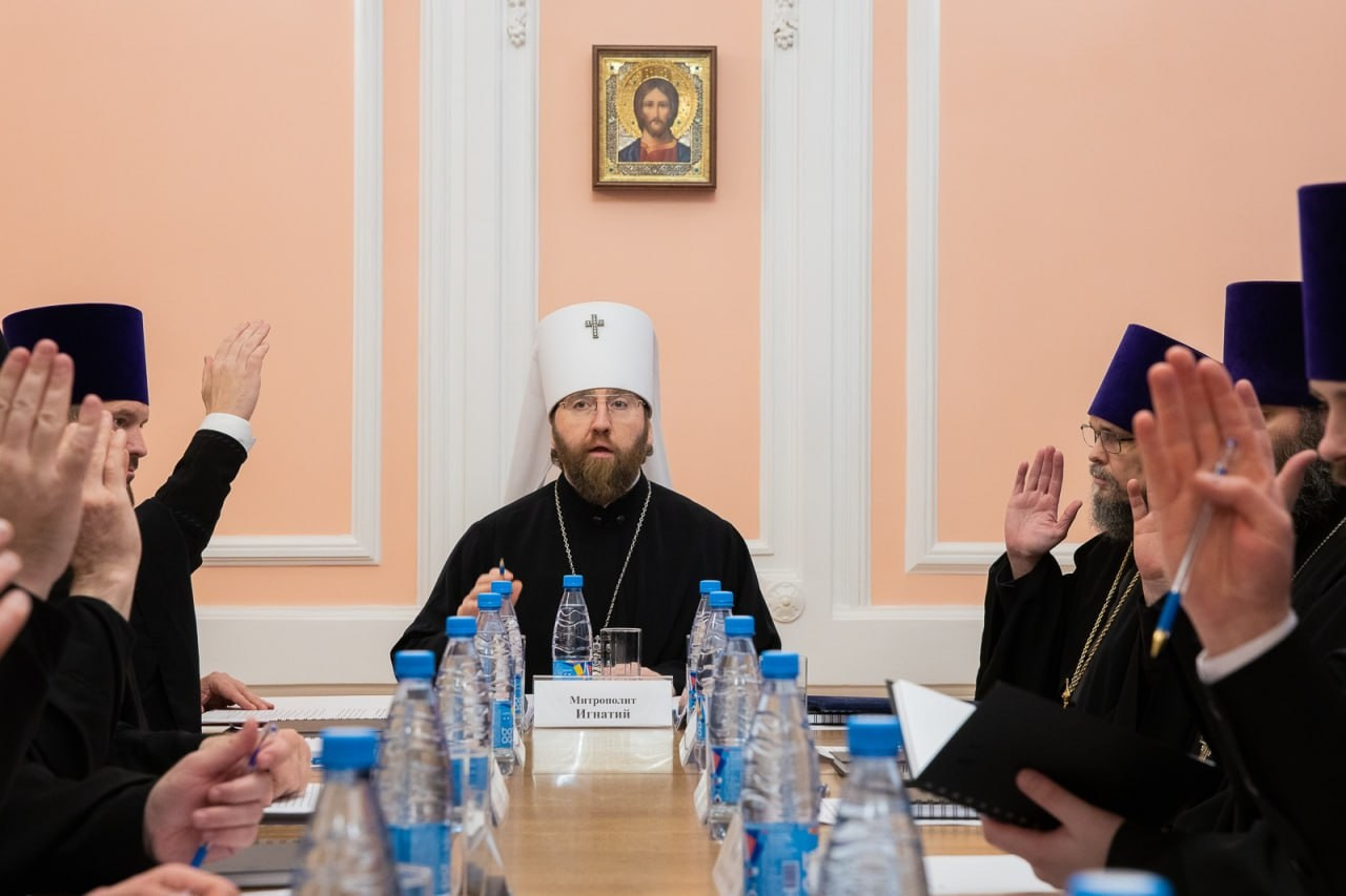 Митрополит Игнатий возглавил заседание административного совещания Саратовской Епархии. Саратовское Северо-Западное благочиние