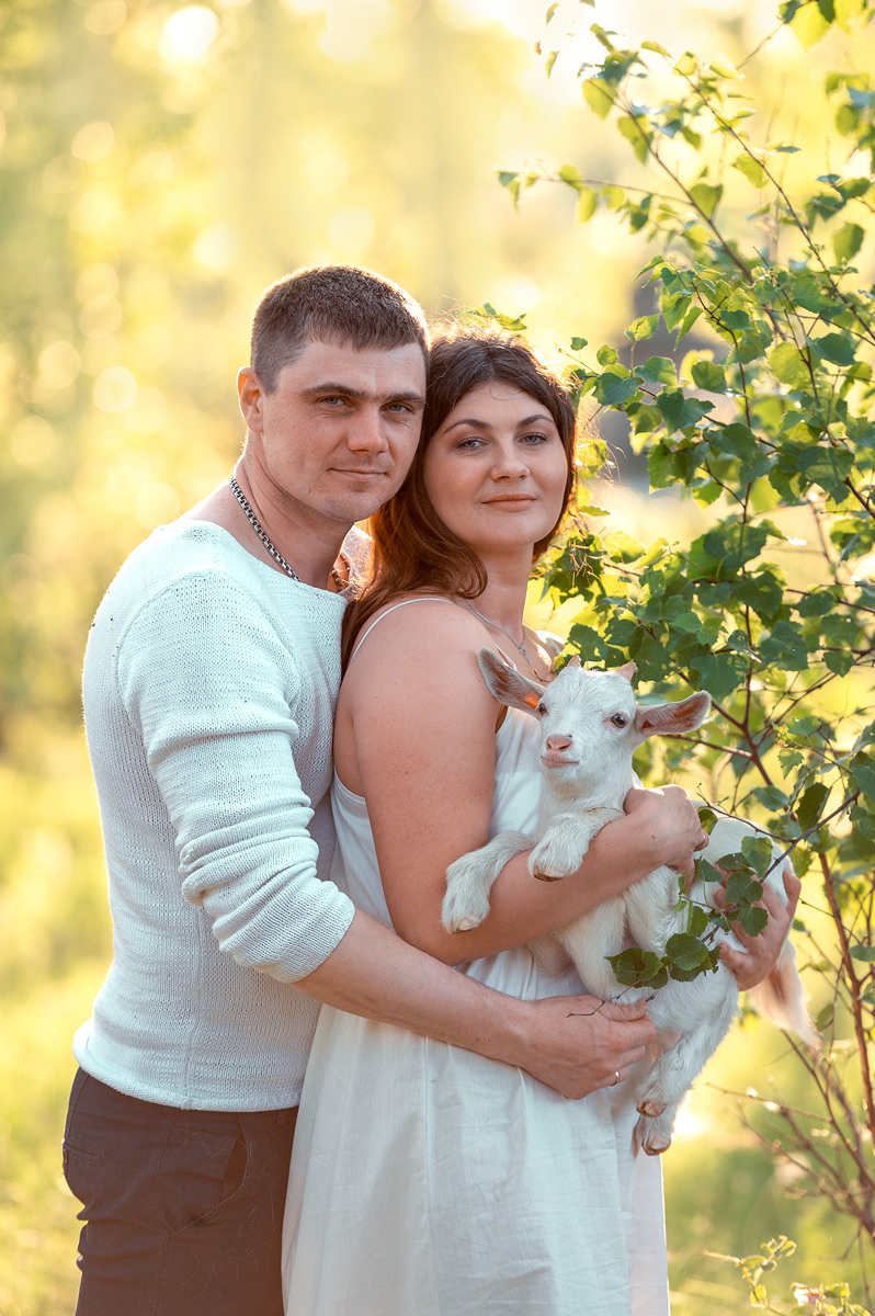 Фотосессия с козлятами. Семейный и детский фотограф в Канске и Канском р-не, Красноярск и