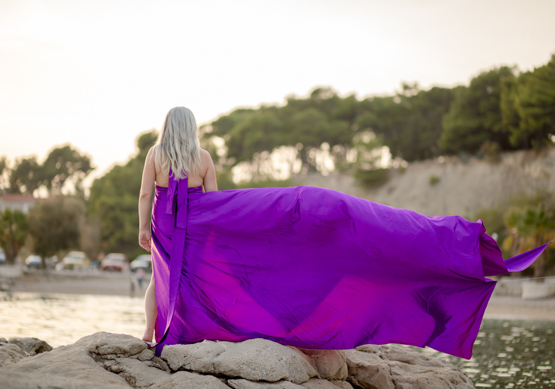 Flying Dress Photographer in Croatia, Montenegro, Bosnia, Italy, all EU