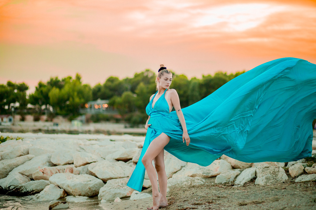 Flying Dress Photographer in Croatia, Montenegro, Bosnia, Italy, all EU