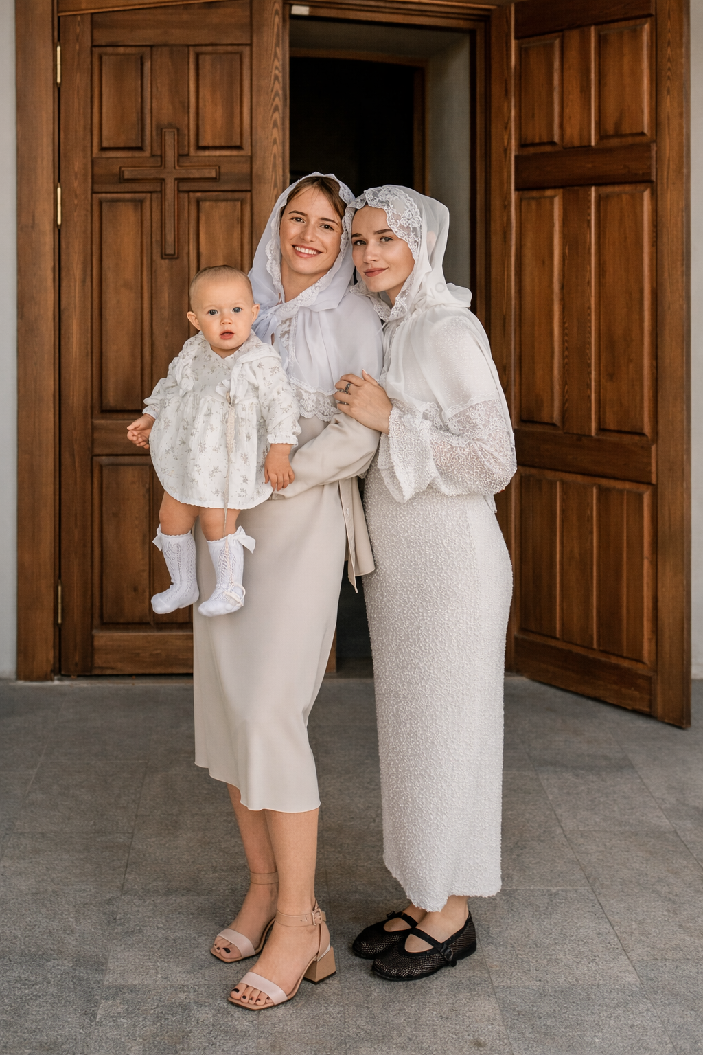 Крещение Марии. Семейный и детский фотограф в Москве Юлия