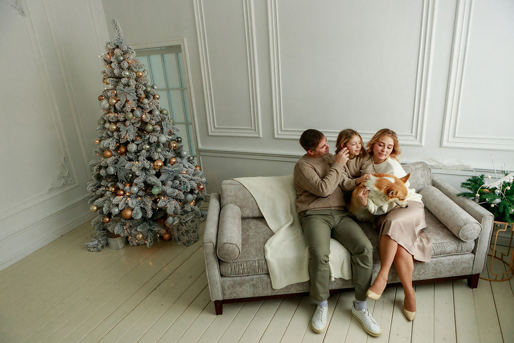 Семейный портрет с собакой. Фотокоуч Катерина Каледина