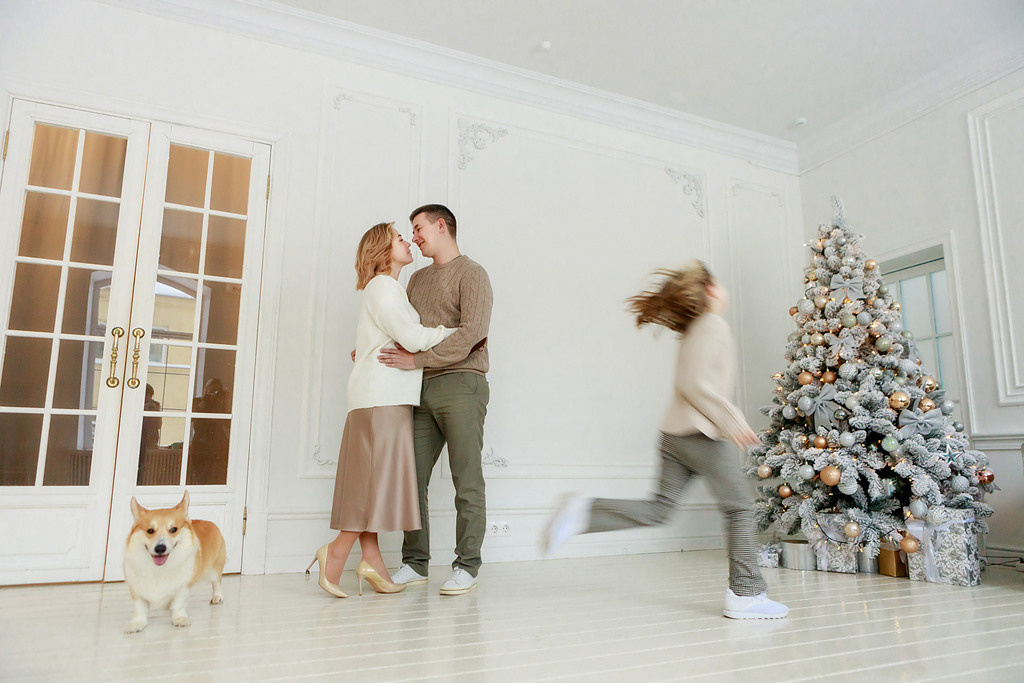 Семейный портрет с собакой. Фотокоуч Катерина Каледина