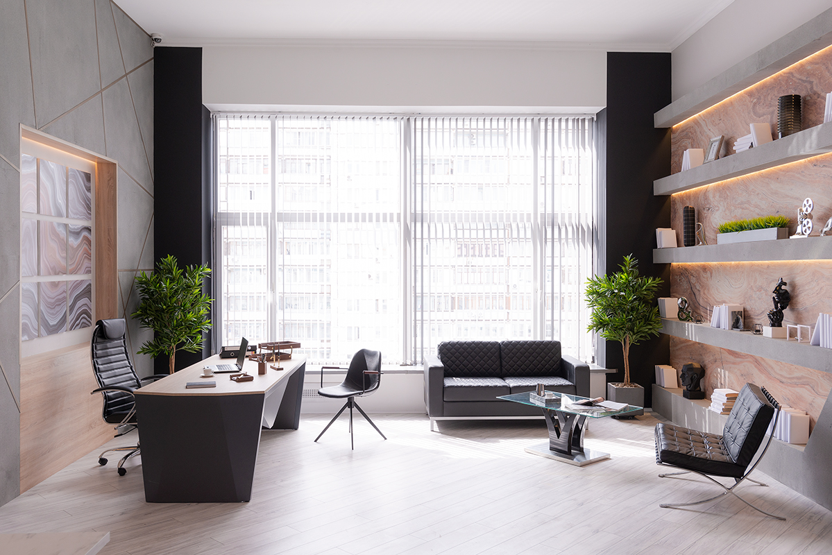 Локация для бизнес-съемки в современном стиле