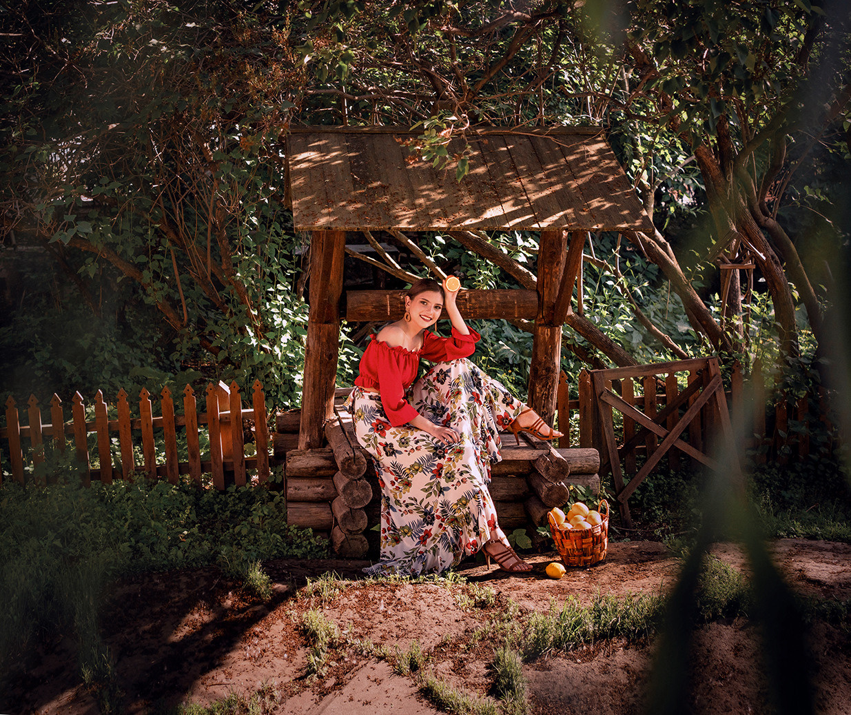 Summer portrait photography. Svetlana Korneliuk, photographer in Yekaterinburg
