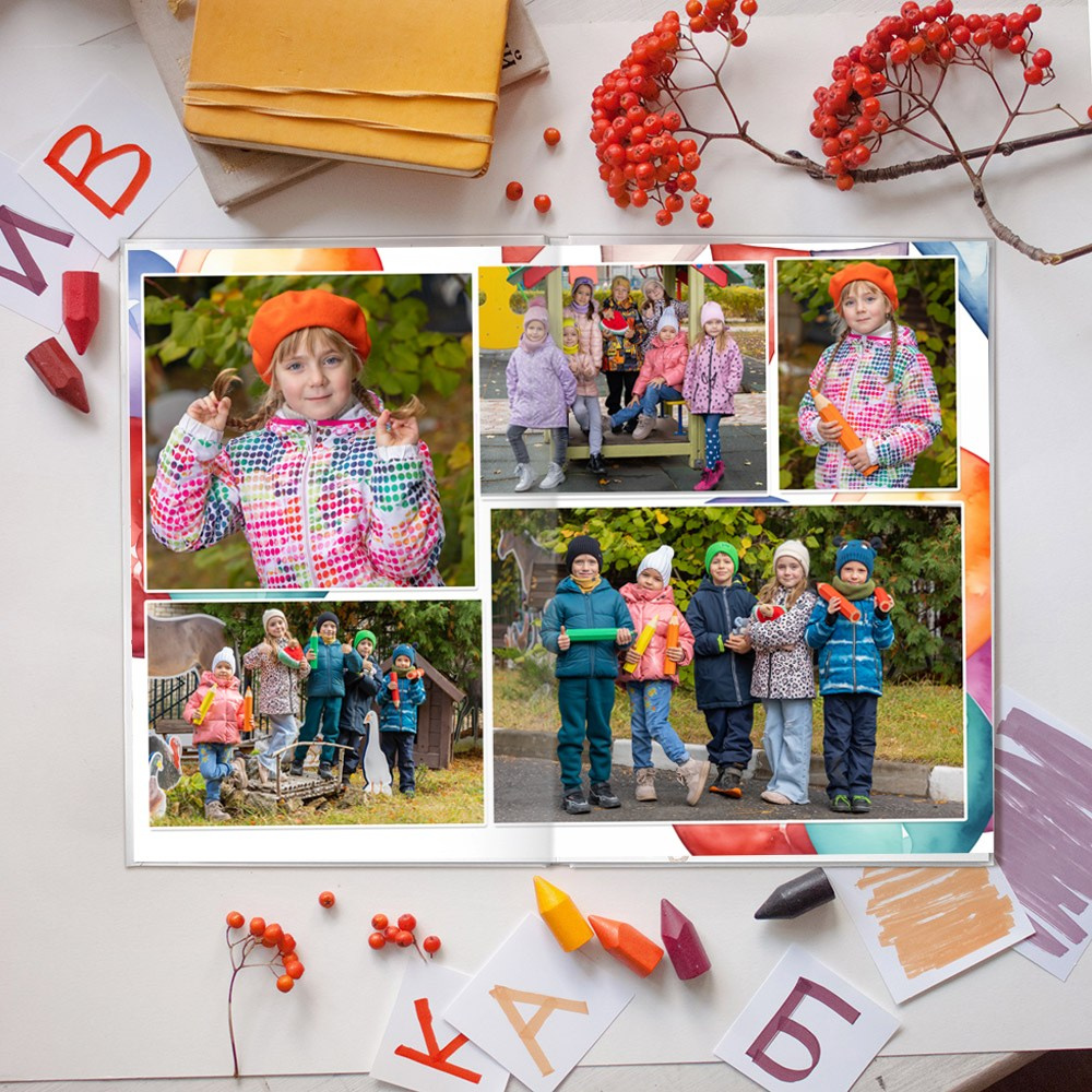 Осенняя фотосесия для садика