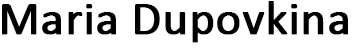 mariadupovkina.com