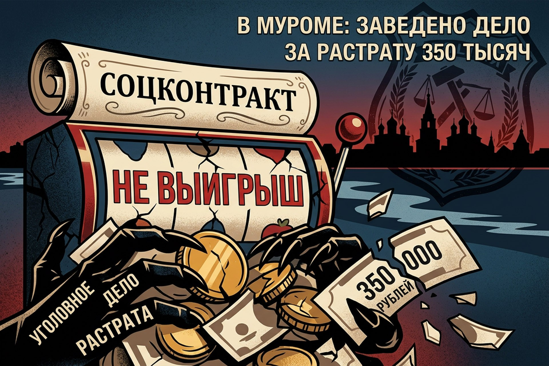 Кража в Муроме: подросток взломал бистро гаечным ключом