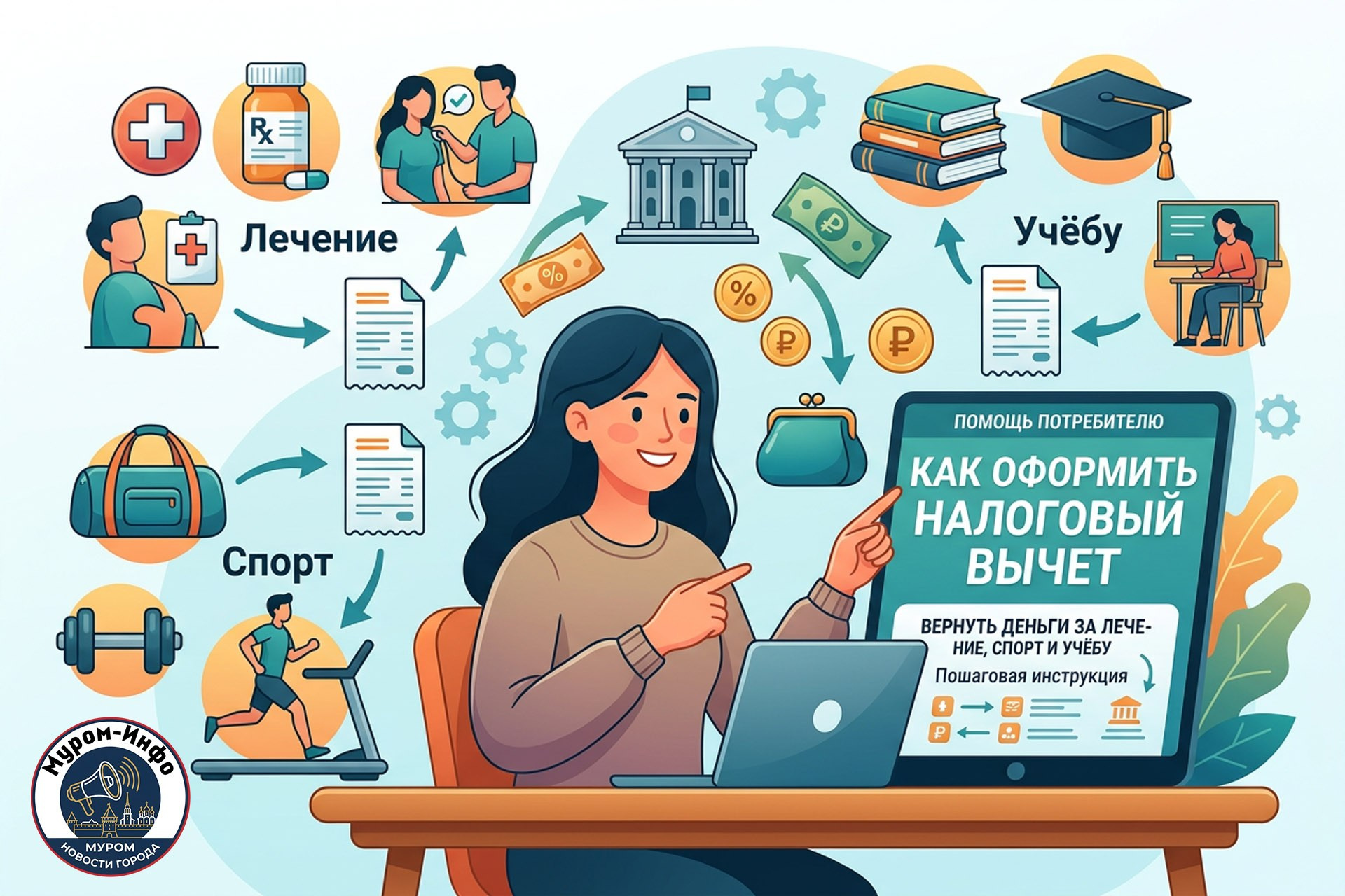 В Муроме незаконно уволенного сотрудника восстановили на работе — ему выплатят почти 900 тысяч рублей