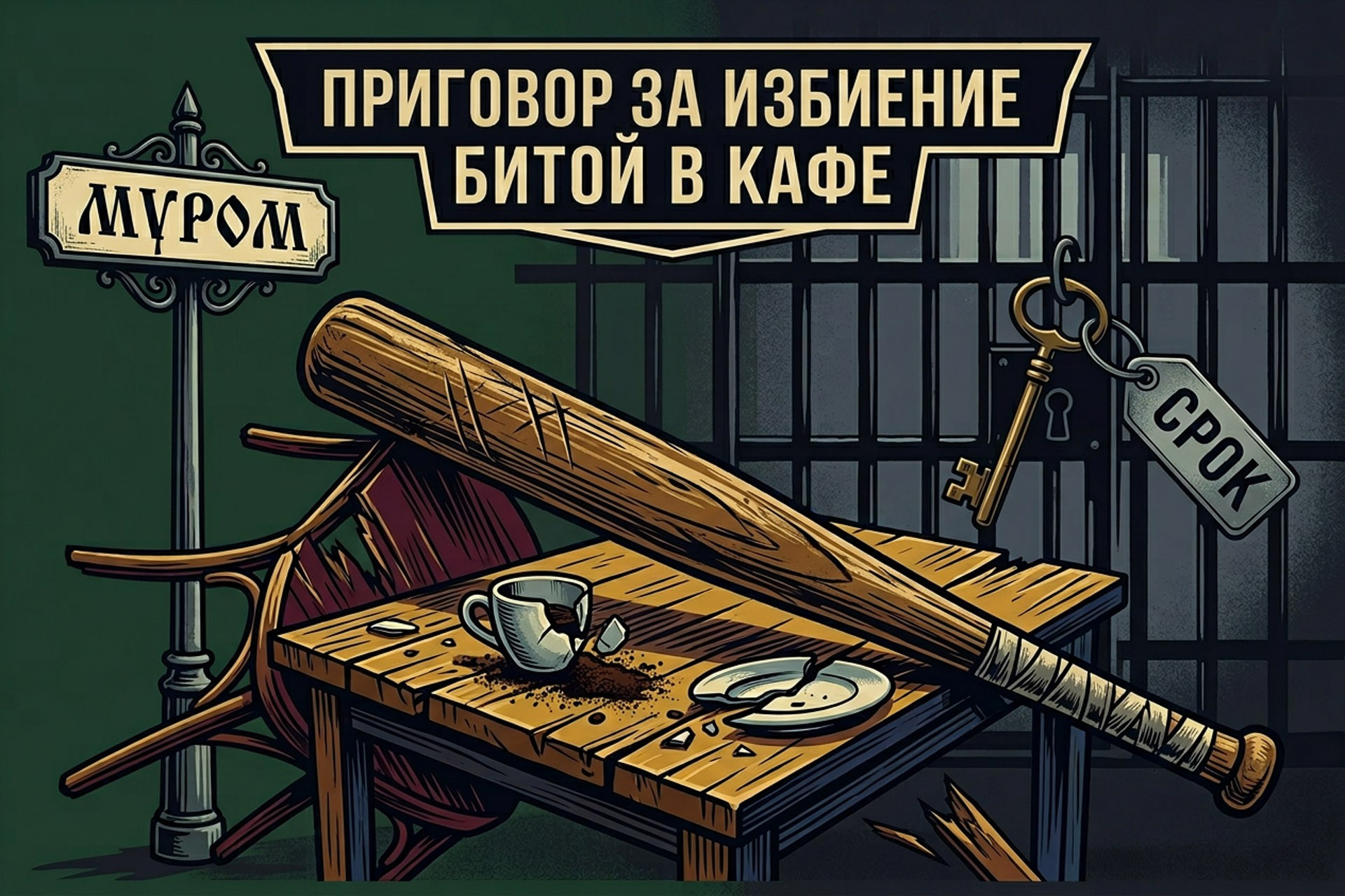 Кража в Муроме: подросток взломал бистро гаечным ключом