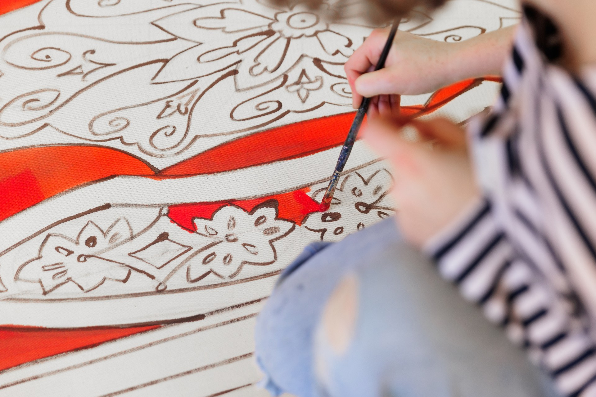 Декорации для балета «Корсар» | Красноярский театр оперы и балета. История занавеса. Превращаем идею в технологию