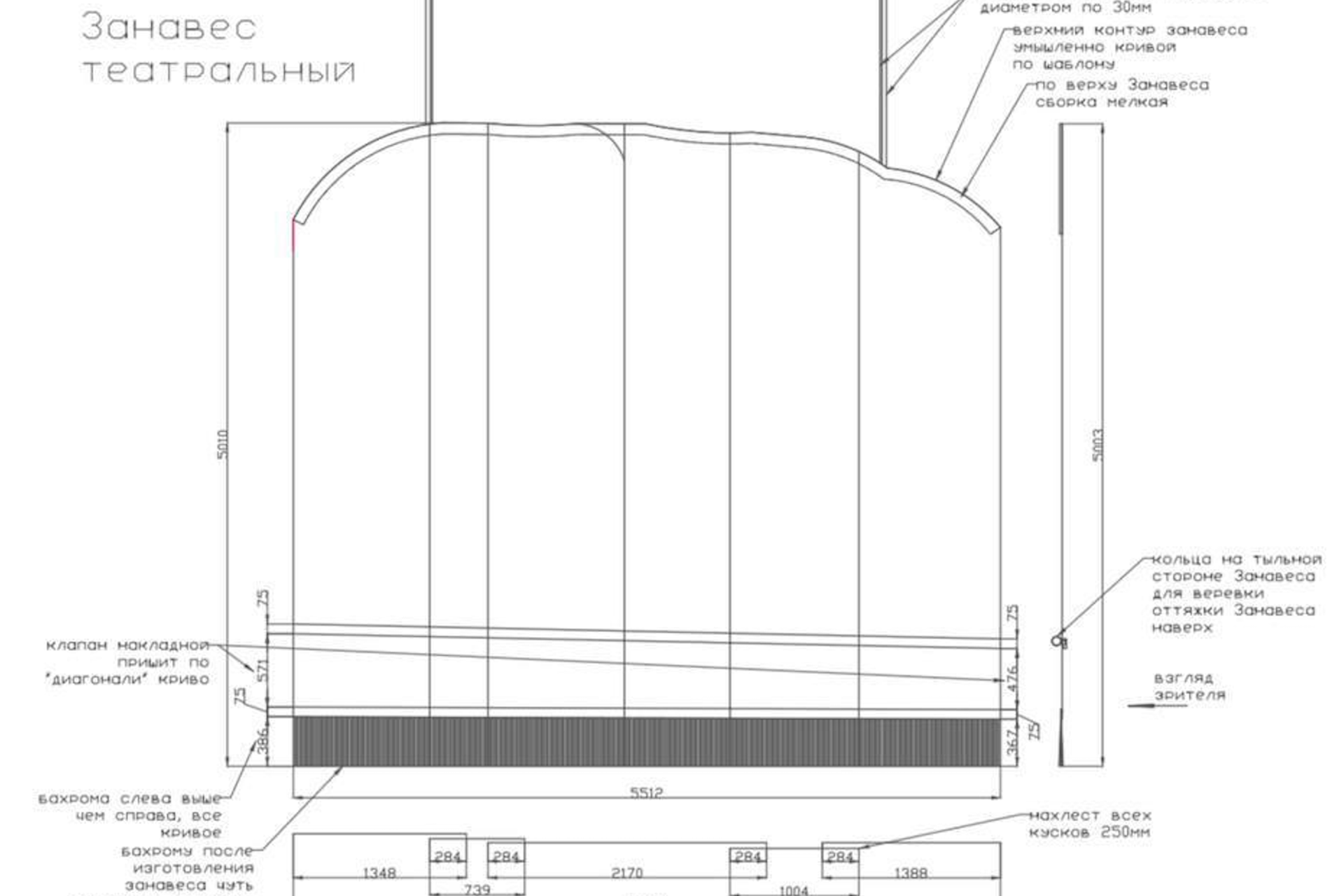 «Митина Любовь» Московский международный Дом Музыки. История занавеса. Превращаем идею в технологию
