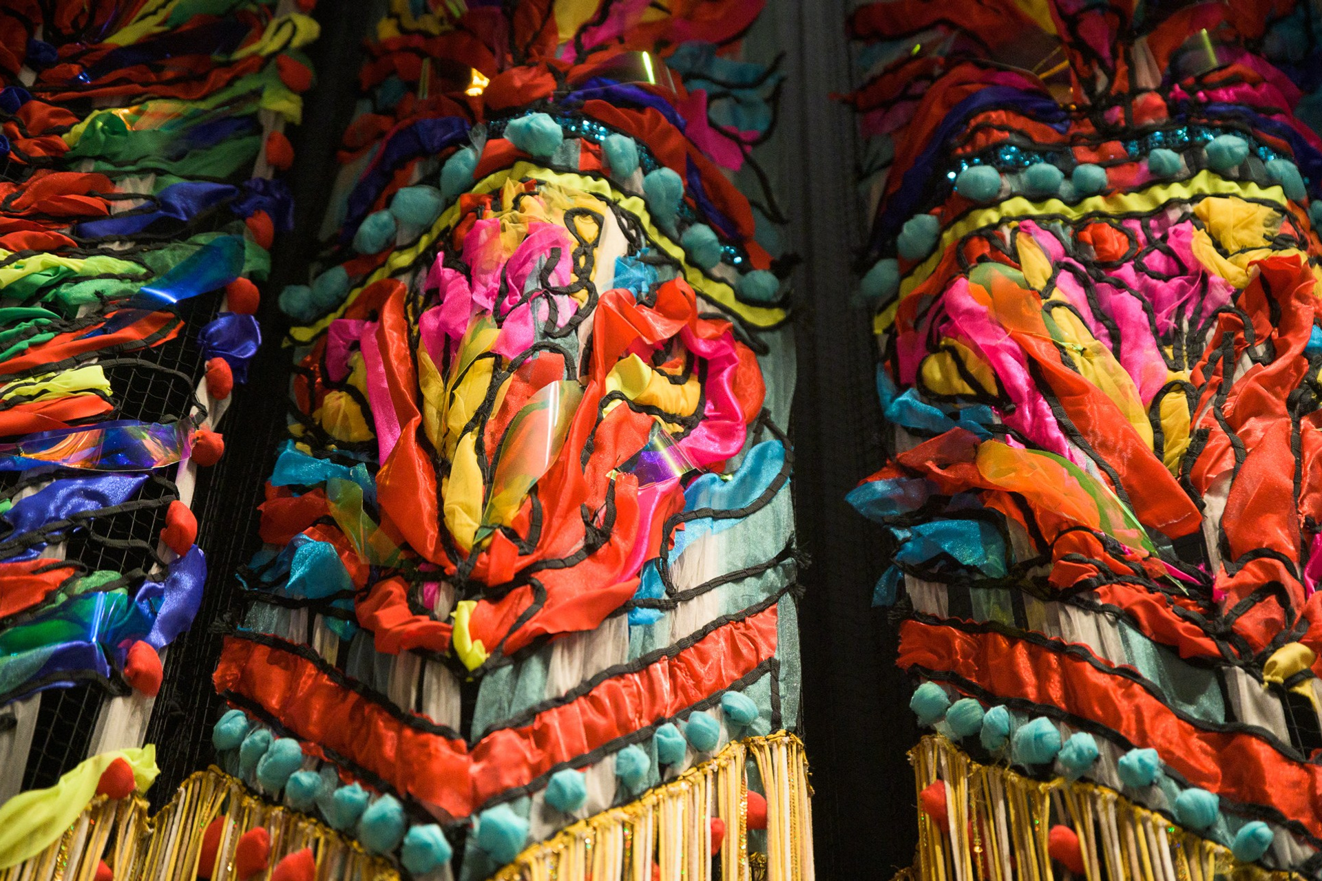 Декорации для балета «Озорные частушки» | Театр балета им. Якобсона. История занавеса. Превращаем идею в технологию