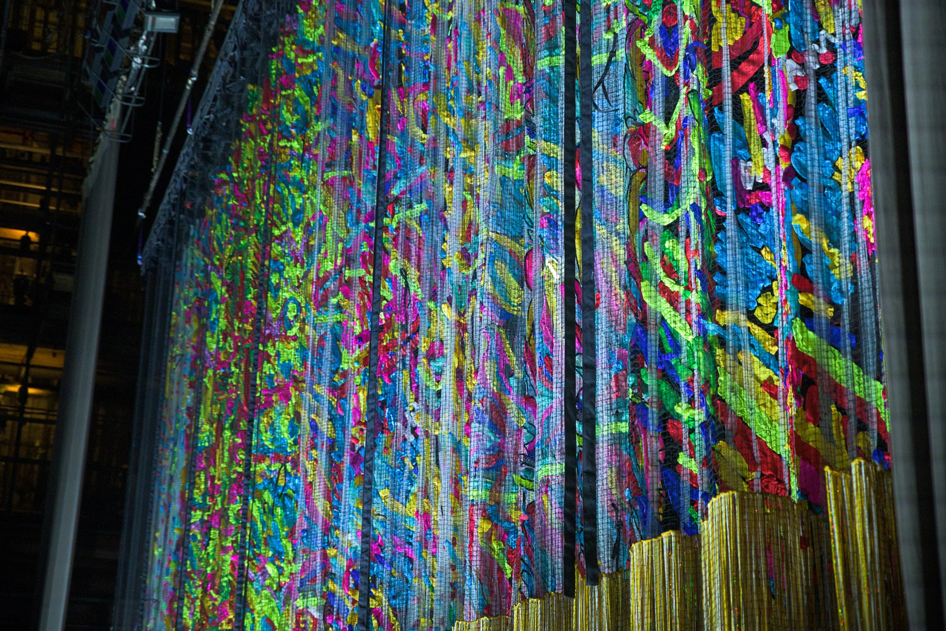 Декорации для балета «Озорные частушки» | Театр балета им. Якобсона. История занавеса. Превращаем идею в технологию