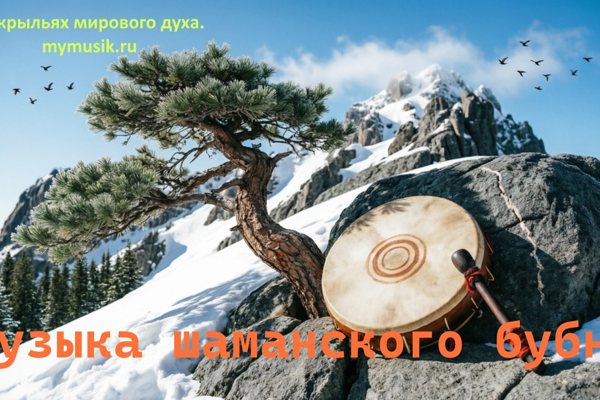 Шаманский бубен и пение птиц. Обновление. Музыка для медитации, транса, отдыха
