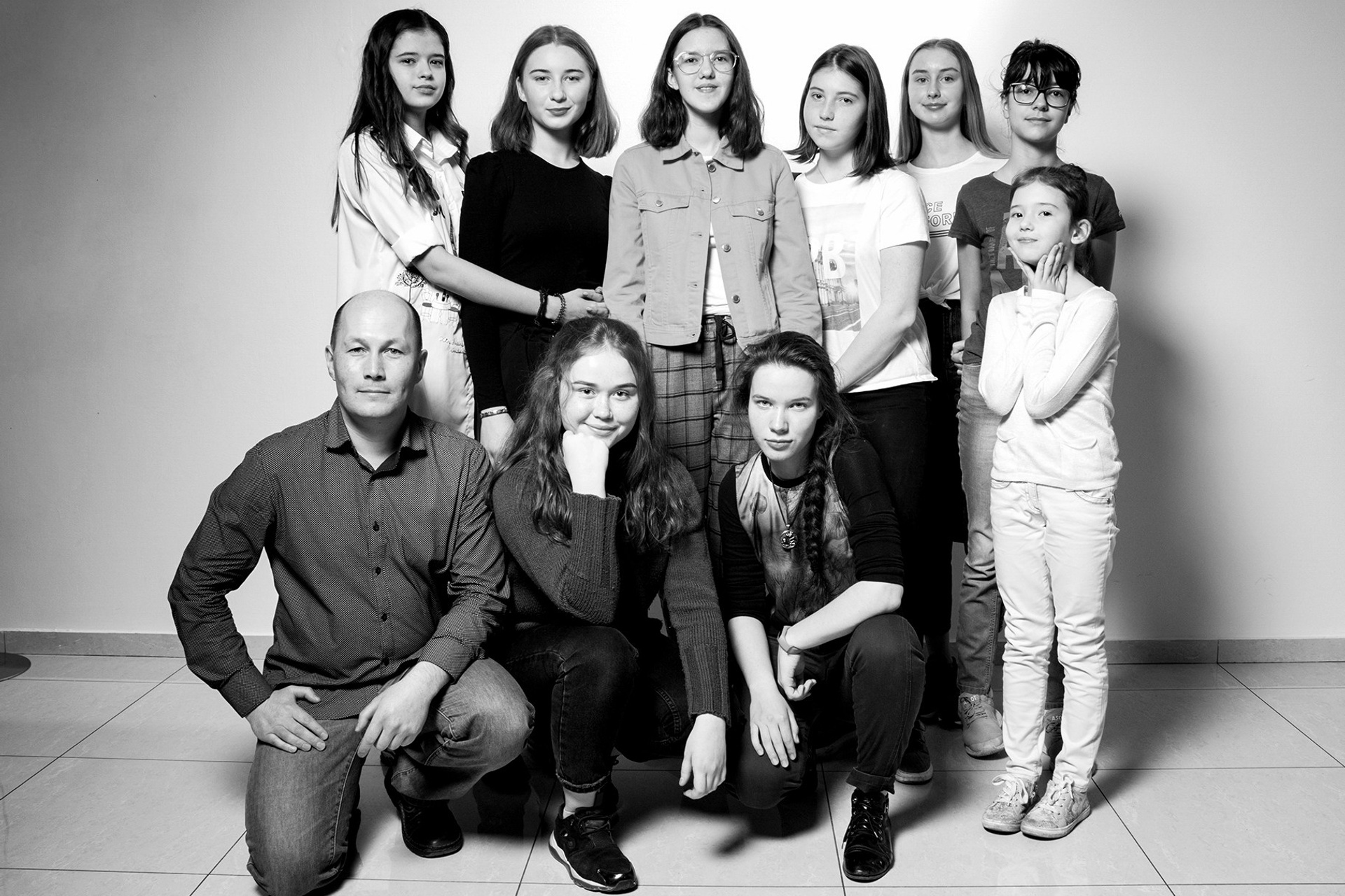 Групповой фотоснимок на память с учениками фотокурсов.