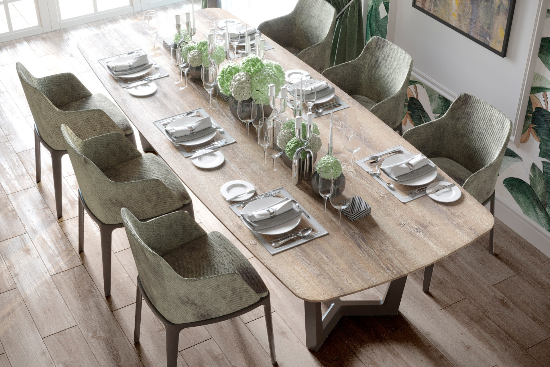 Интерьер частного дома в Горячем Ключе — Полный дизайн-проект. 3Д Визуализация Интерьера и Архитектуры