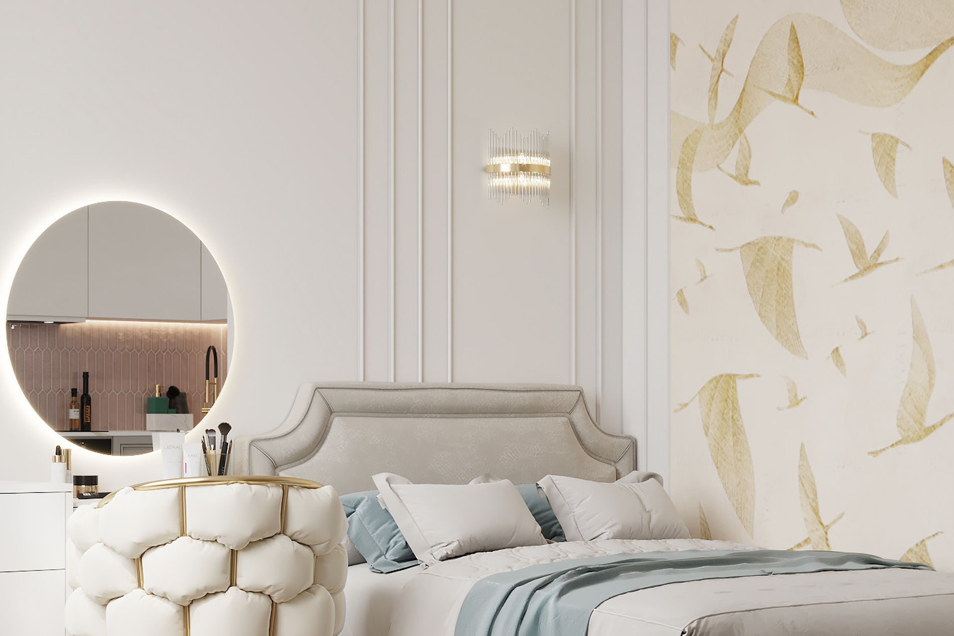 Квартира-студия для стильной девушки 27 м²