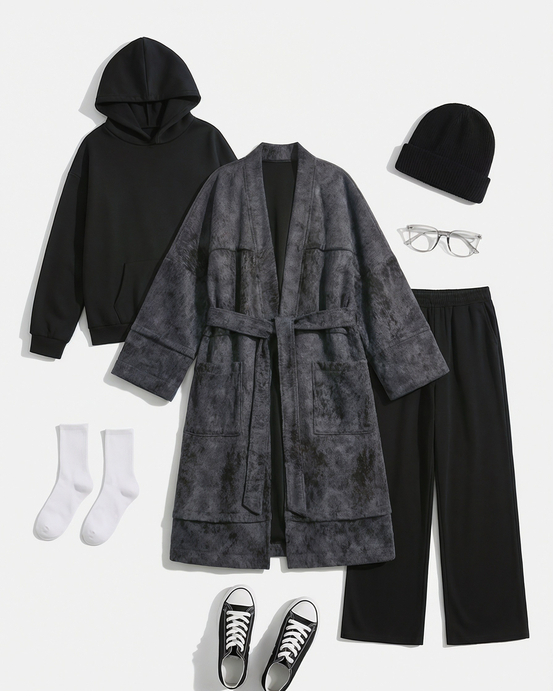 Flat lay с нейросетями