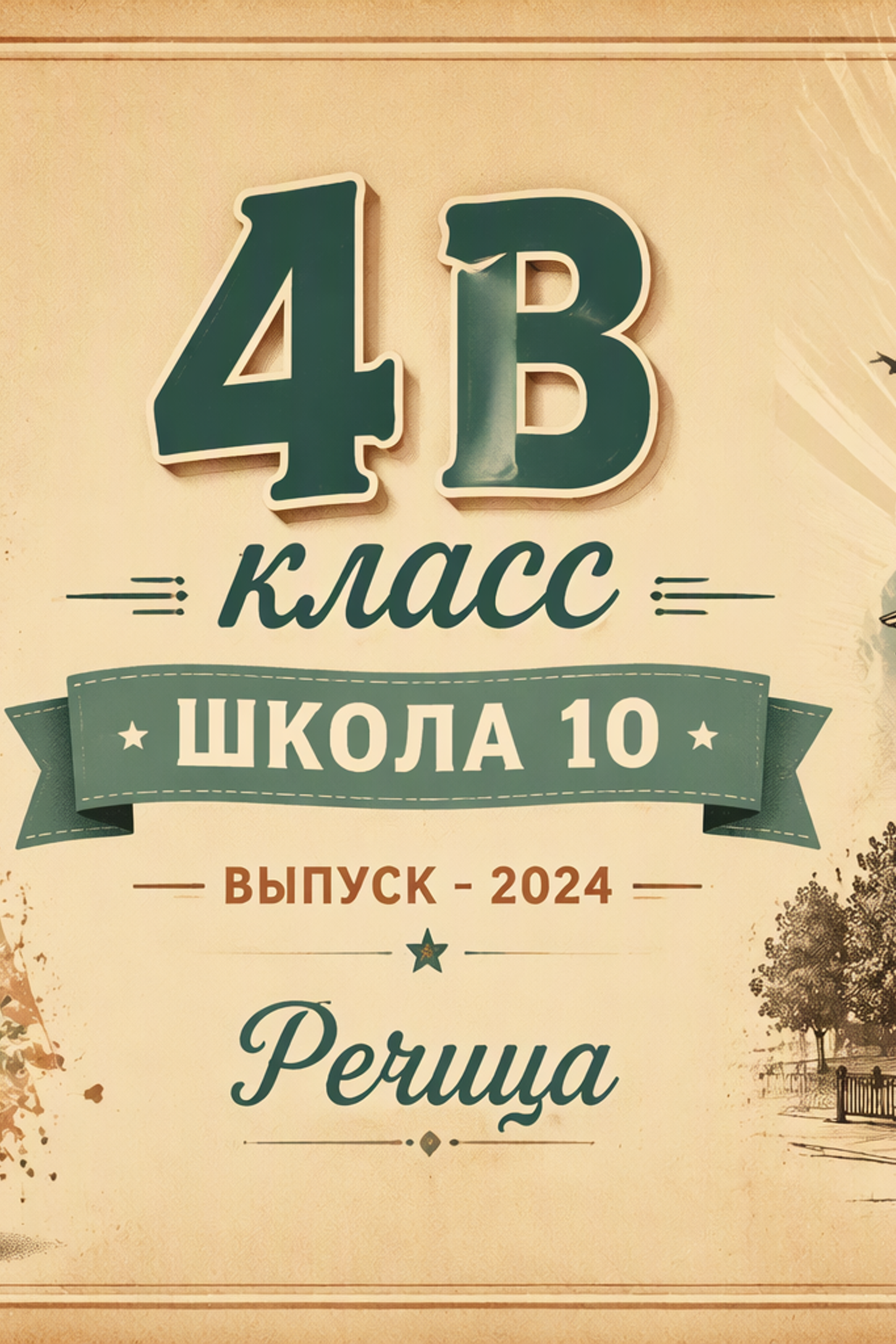 Речица, 10 Школа, 4В класс, Выпуск_2024
