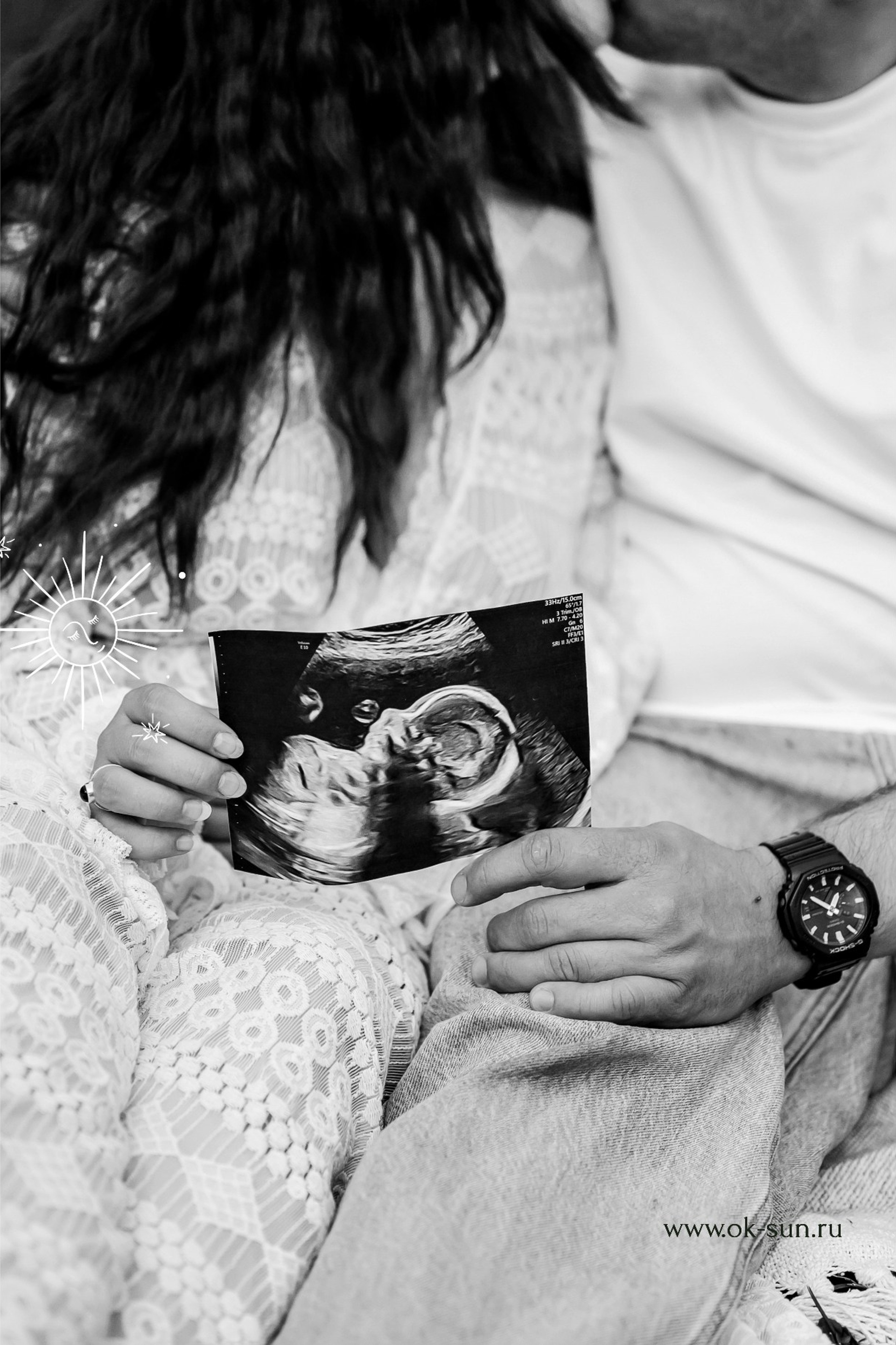 Фотосессия девочки в 2 месяца в стилистике newborn