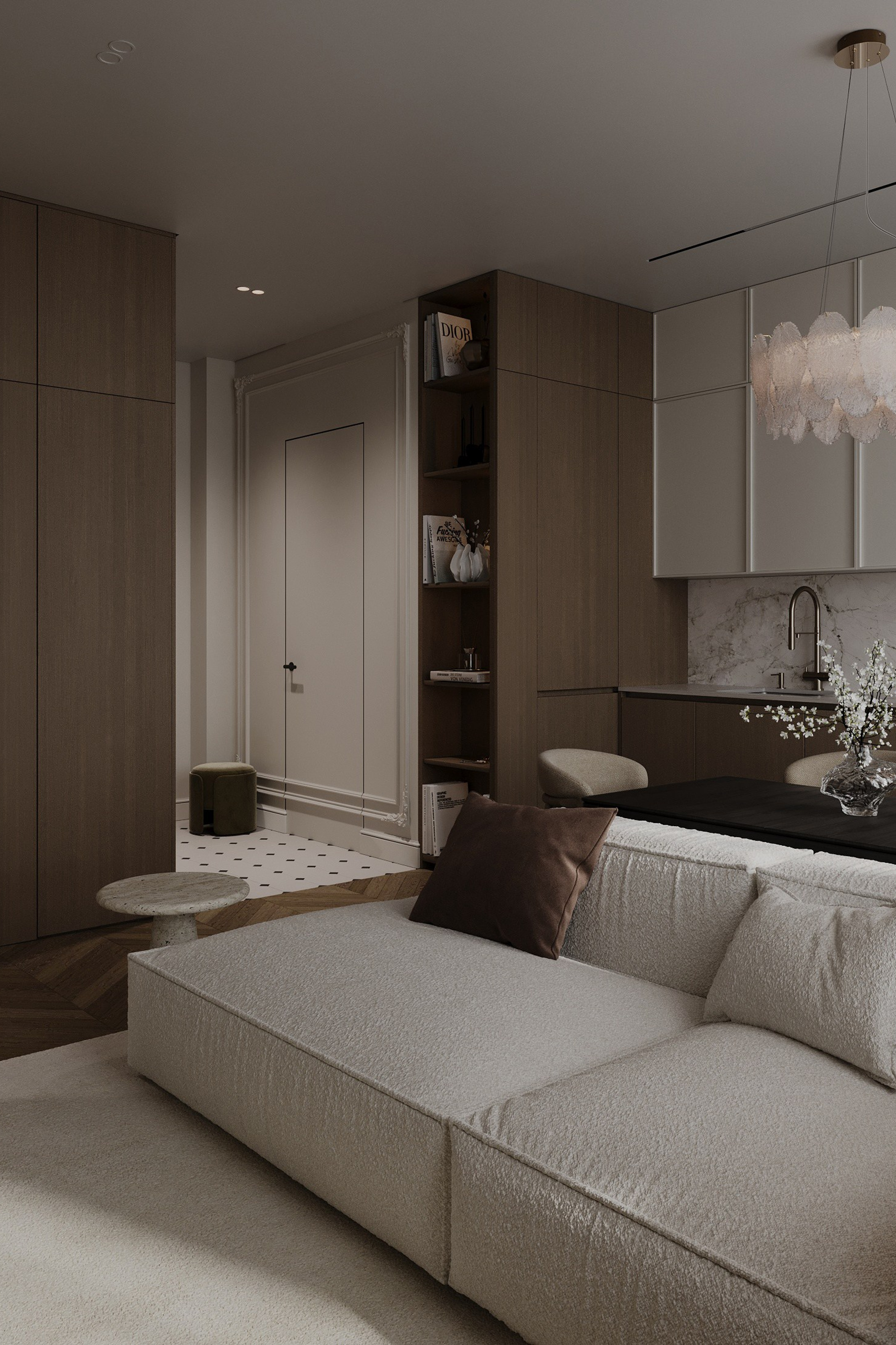 Дизайн квартиры 58,3 м² в ЖК «Талан» в Твери — дизайн студия из Твери