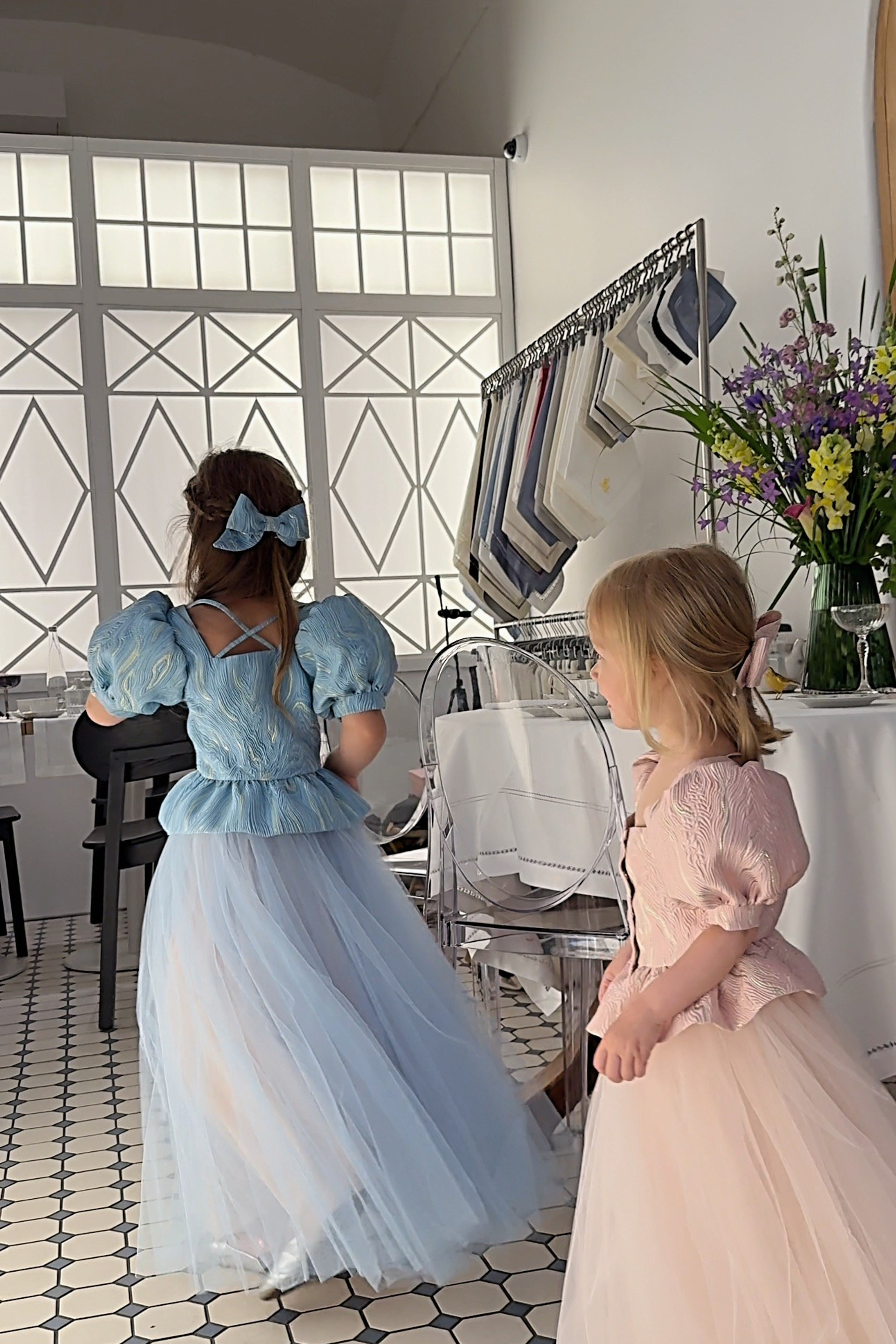 Фатиновая юбка ‘Jolie Tulle’ Sky голубая. Одежда для детей