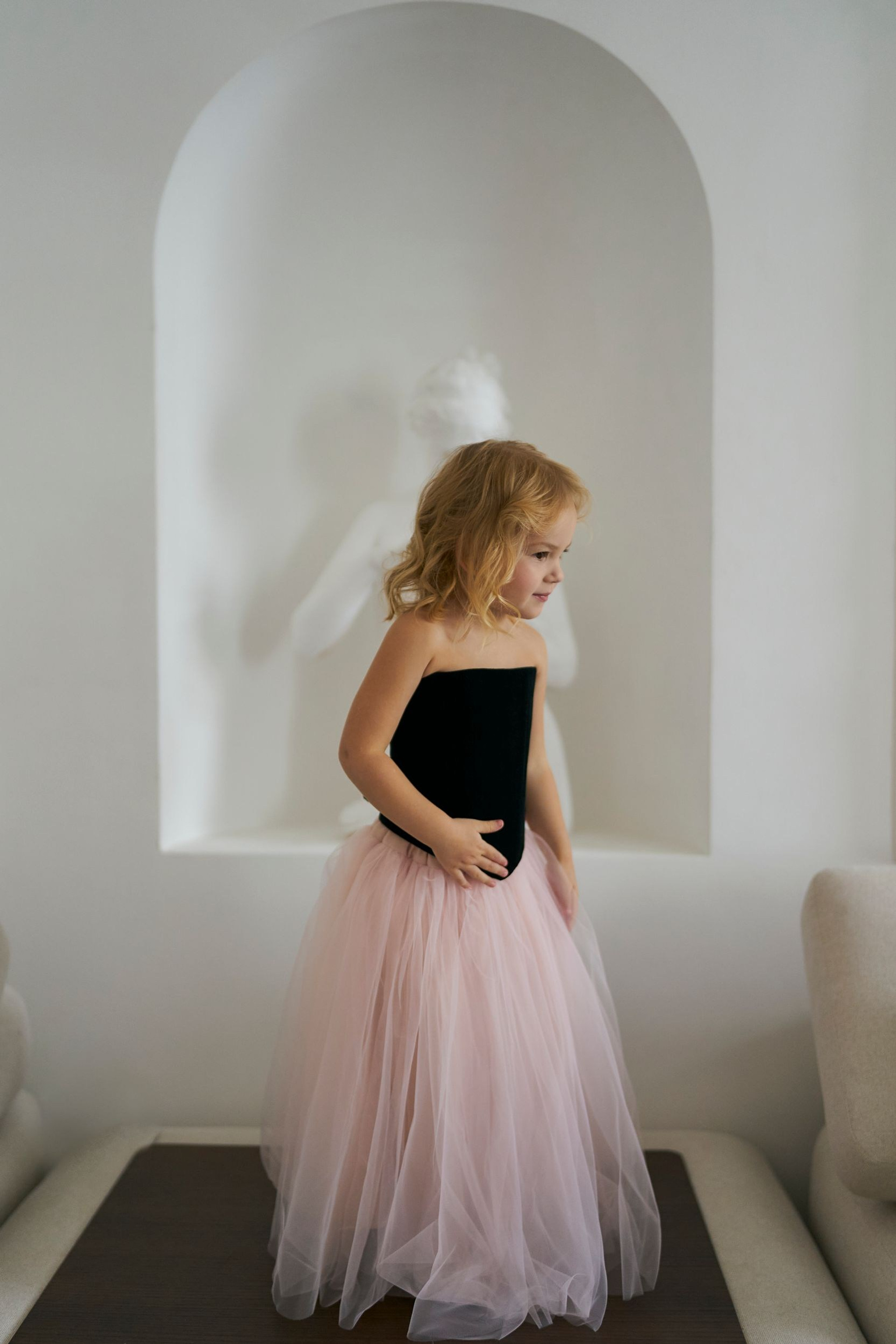 Корсет ‘Paris’ Velvet из черного бархата. Одежда для детей