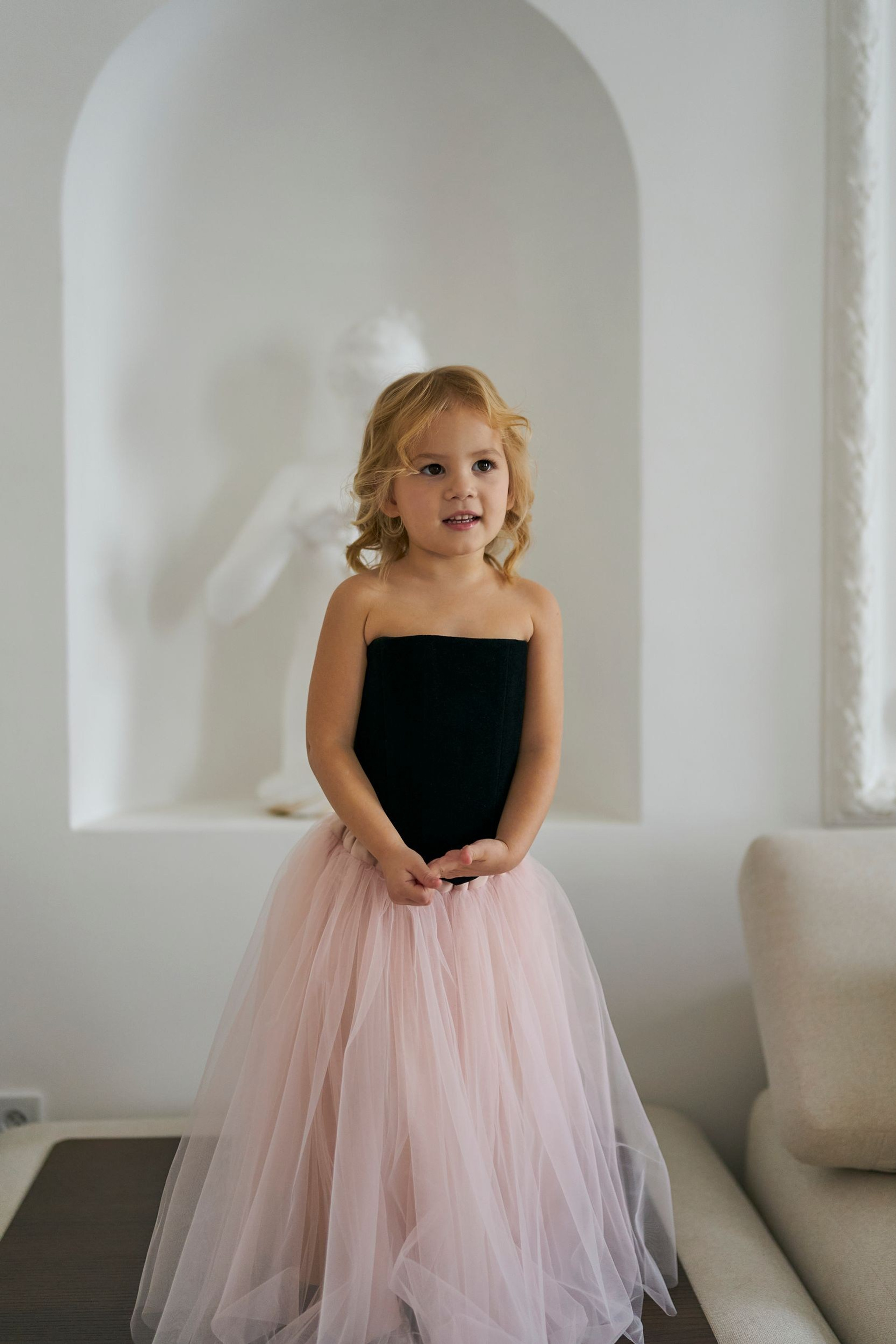 Корсет ‘Paris’ Velvet из черного бархата. Одежда для детей