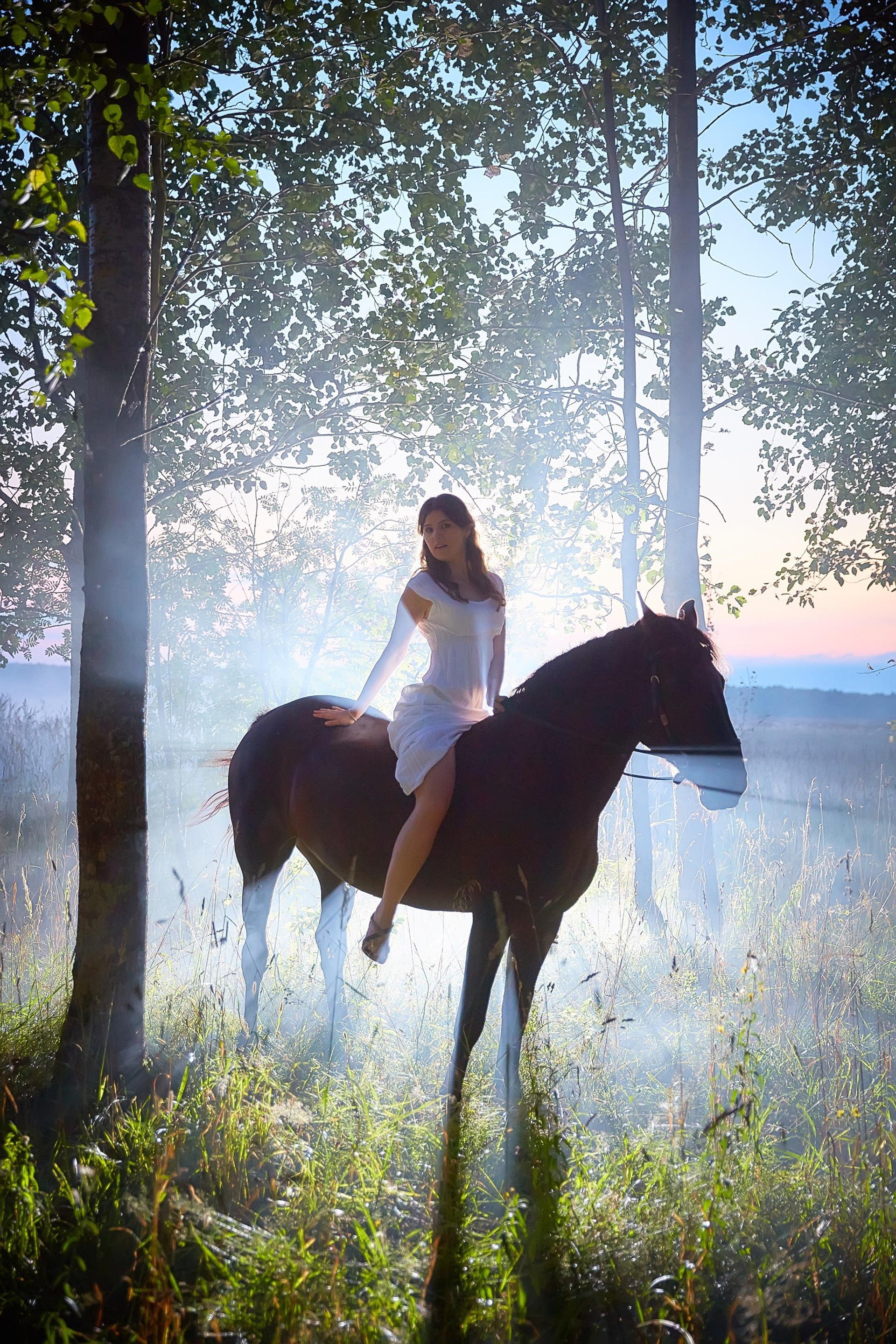 Фотосессия с лошадьми для Ирины. Фотограф Михаил Семенов