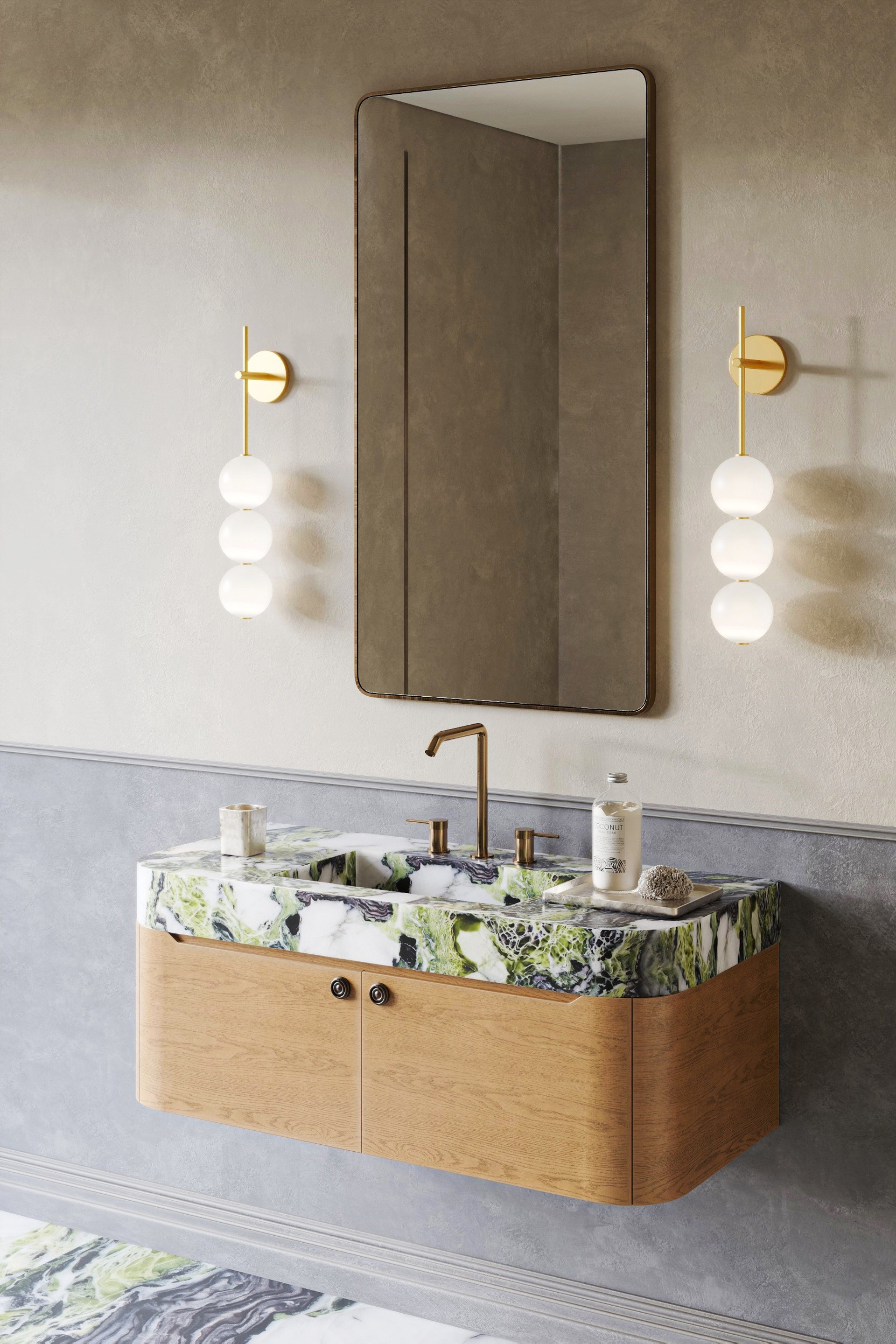 Комоды Dantone Home, варианты с раковинами. Ксения. 3D‑визуализатор