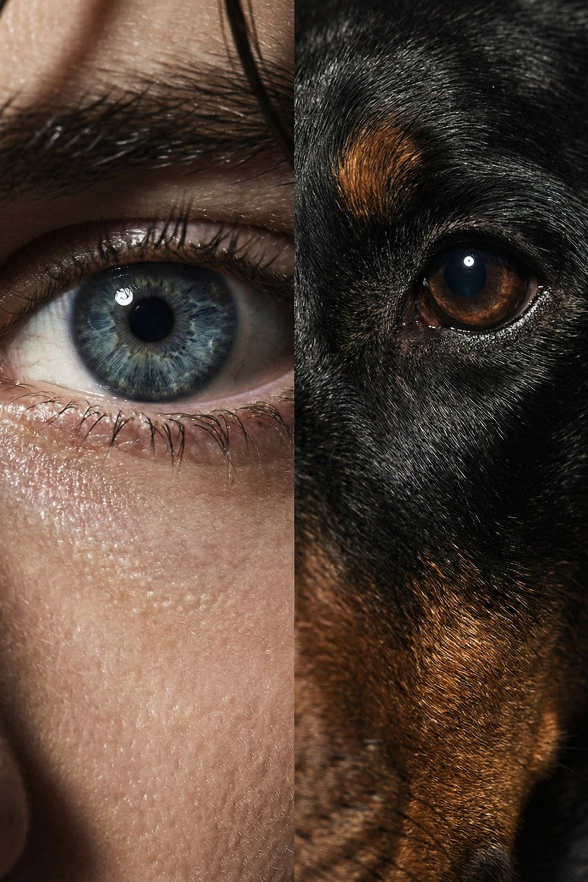 Двое — AI-эдиториал с доберманом | jl.art.ai.lab. Анна Карчмит — AI-художник. Эдиториал, нейрофотосессия и контент для fashion и beauty брендов