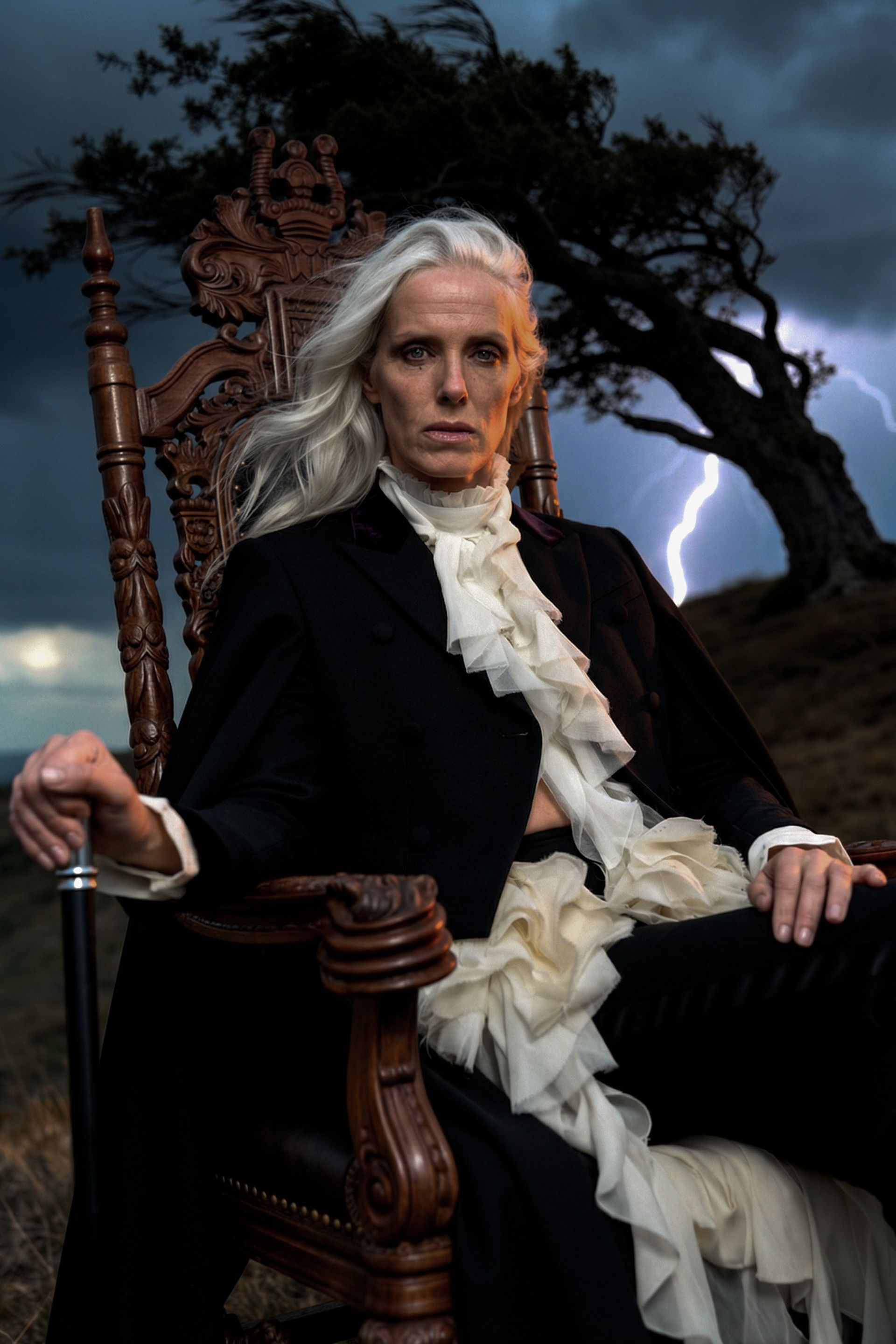 Storm Rider — AI-эдиториал в стиле McQueen | jl.art.ai.lab. Анна Карчмит — AI-художник. Эдиториал, нейрофотосессия и контент для fashion и beauty брендов