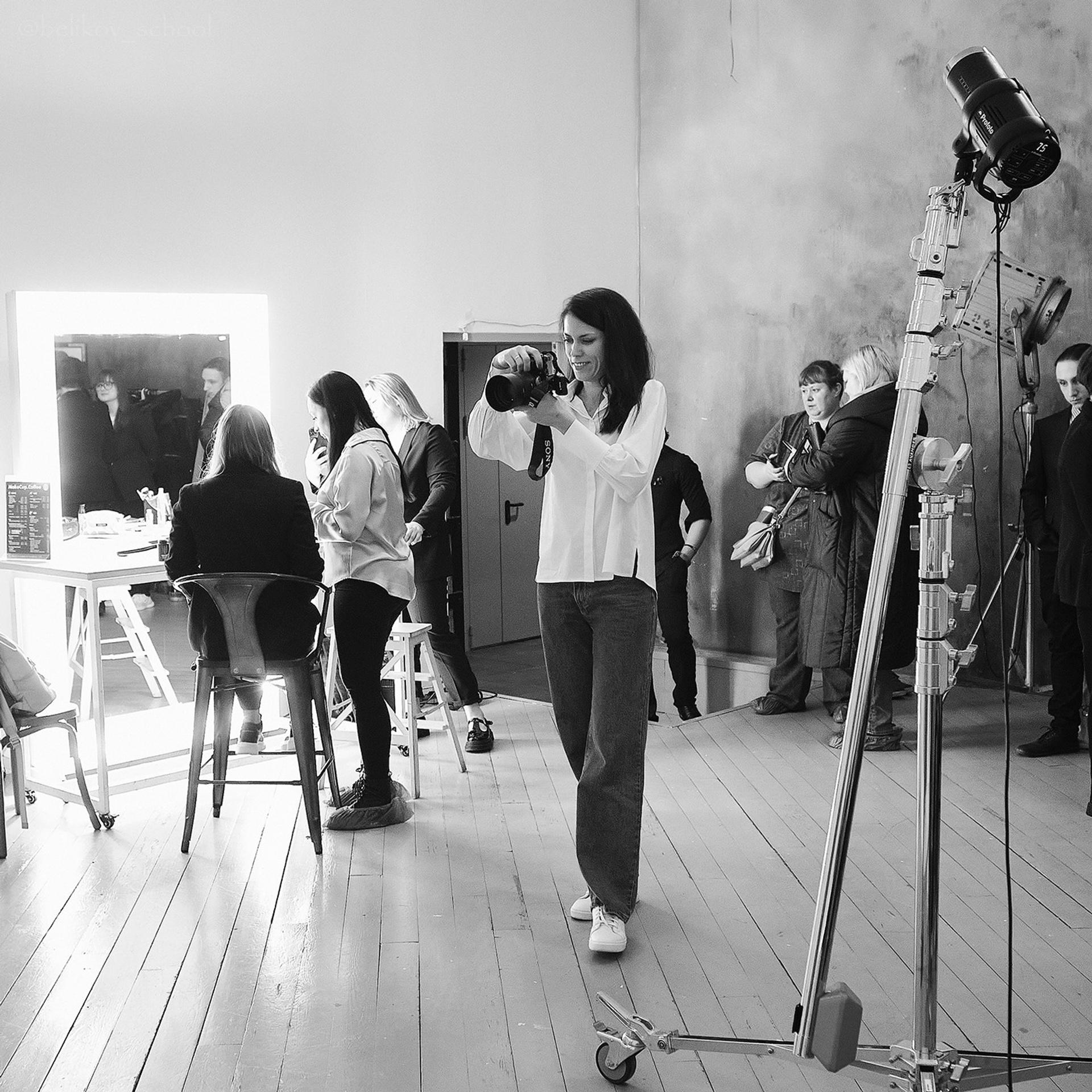 Что такое бэкстейдж. Школьный фотограф Сергей Беликов