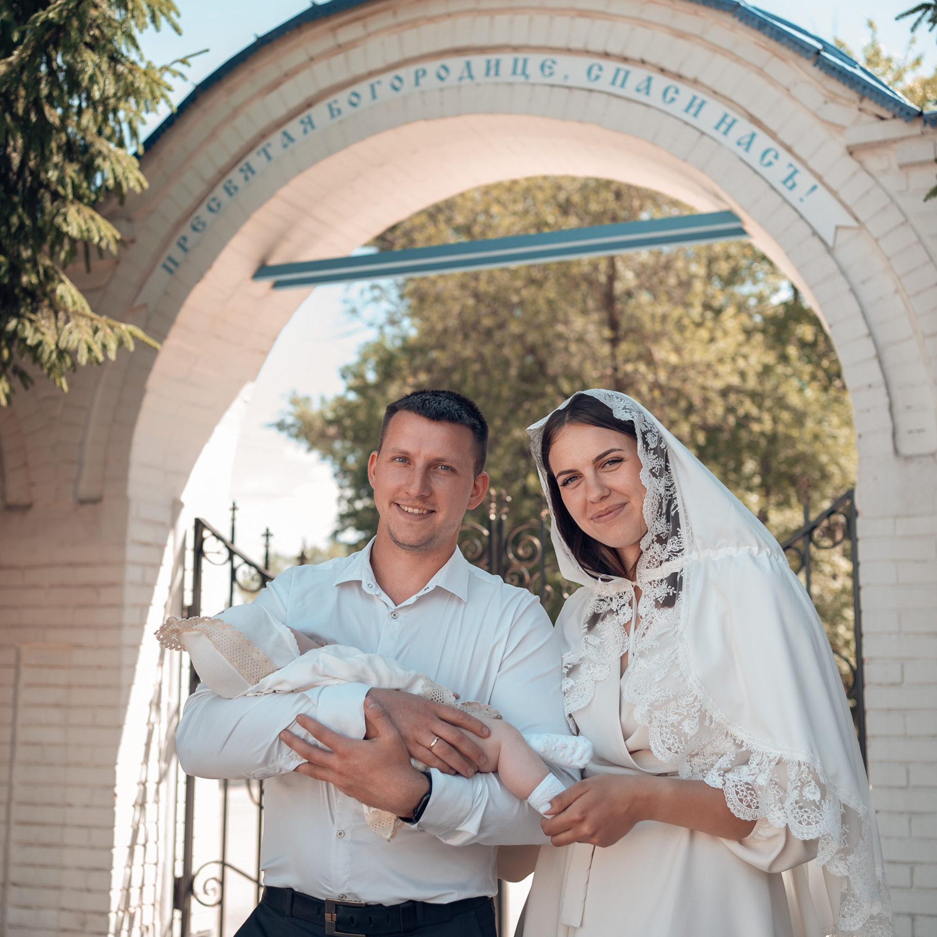 Крещение в церкви Всех Скорбящих радости г. Щекино