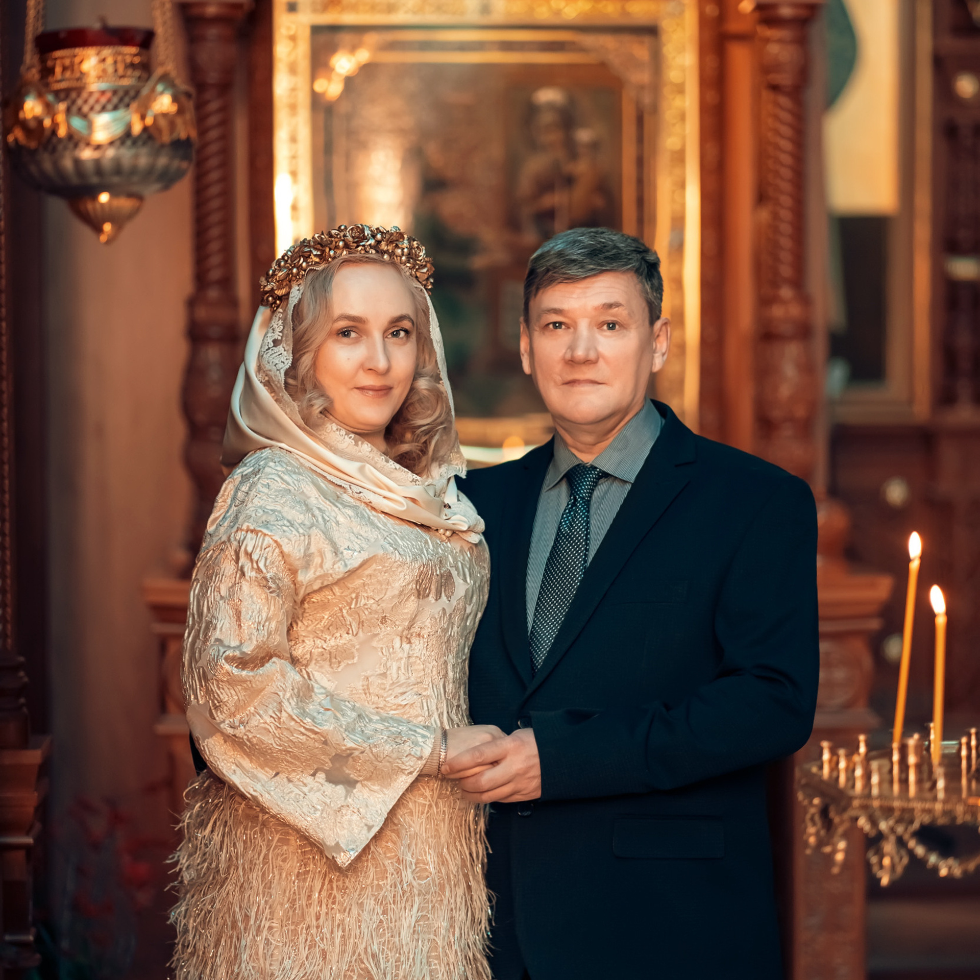 Венчание в храме «Нечаянная Радость» г. Новомосковск