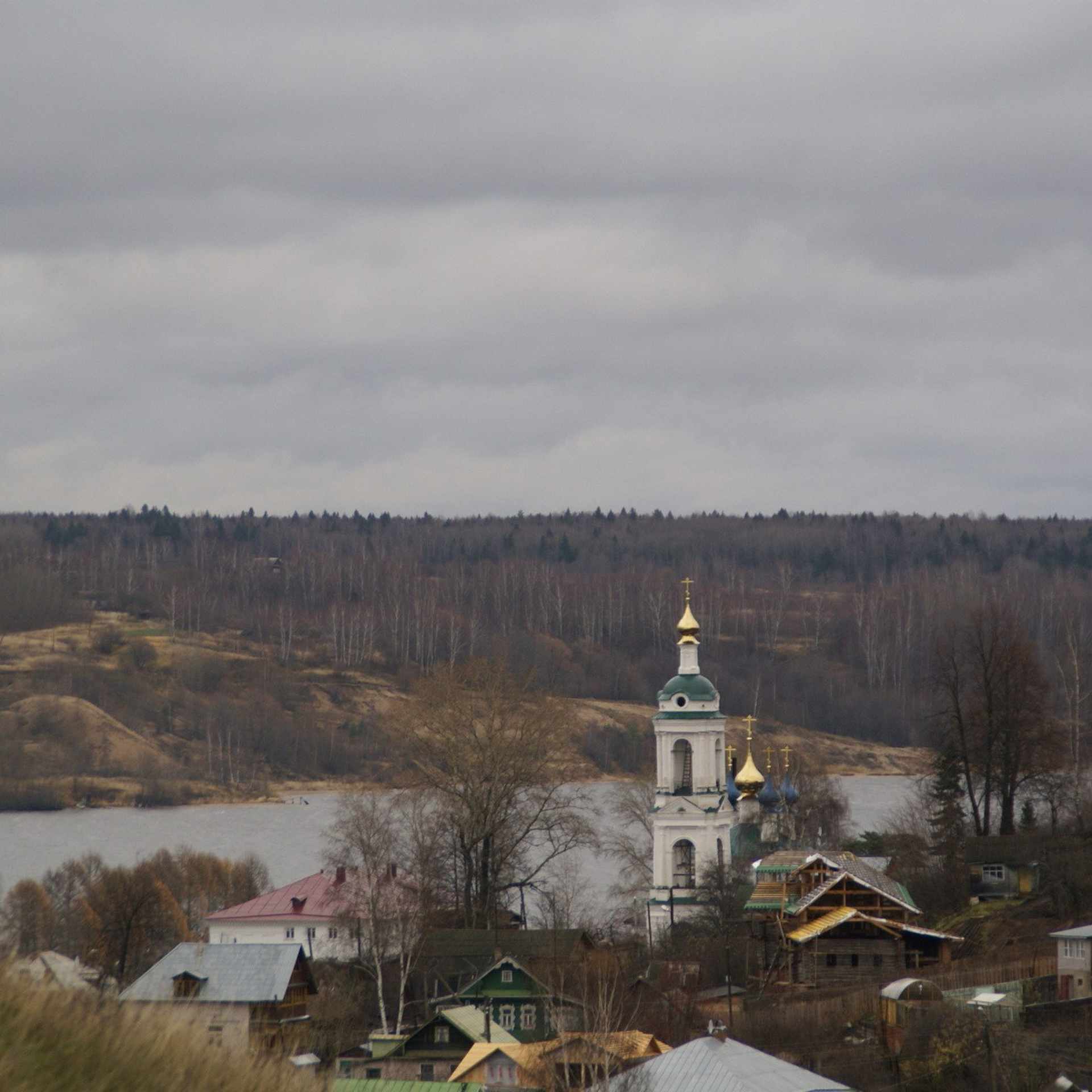 Плёс — лучший туристический город. Купить картину на холсте для интерьера|художник | дизайнер | архитектор Сергей Ратчин в Москве