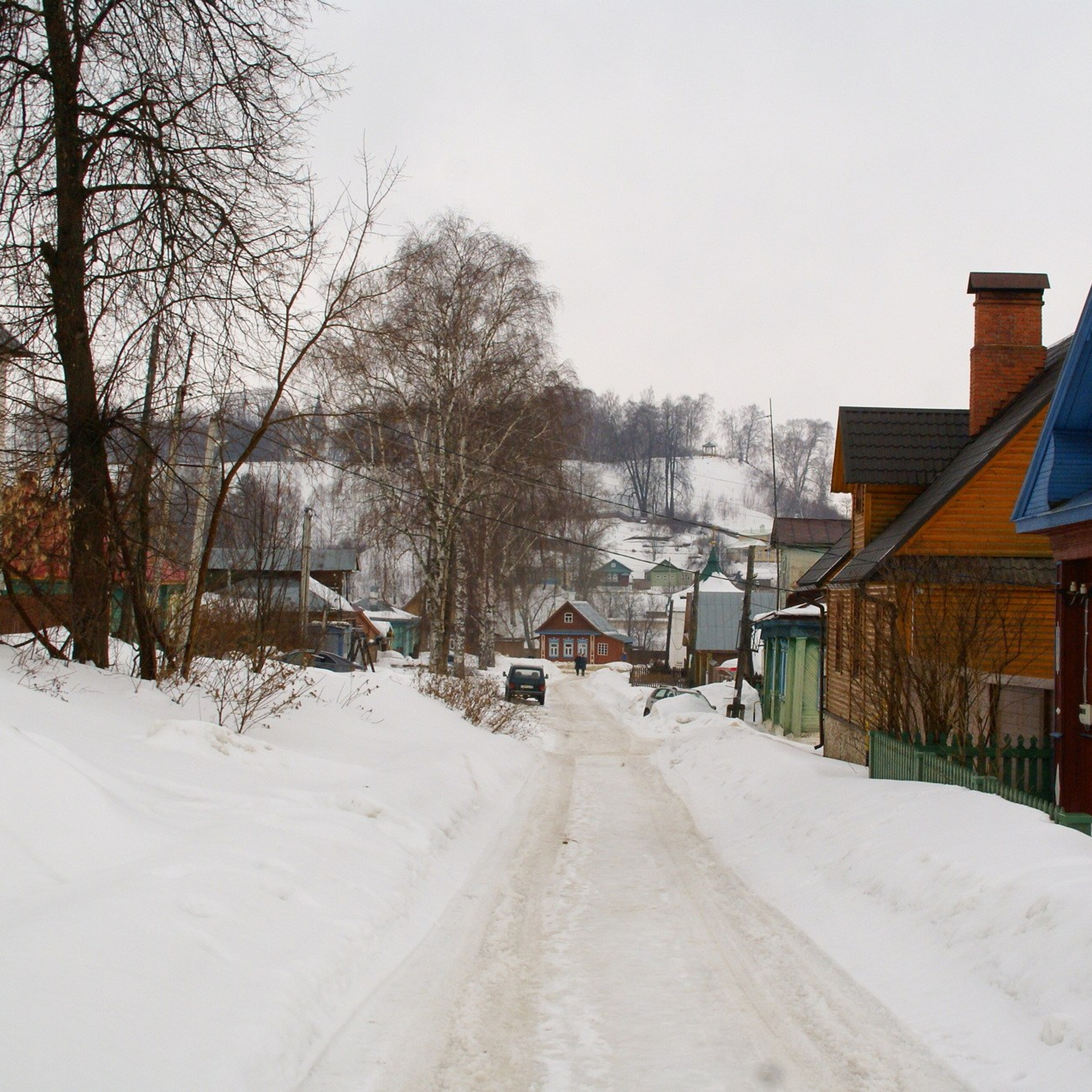 Плёс — лучший туристический город. Купить картину на холсте для интерьера|художник | дизайнер | архитектор Сергей Ратчин в Москве
