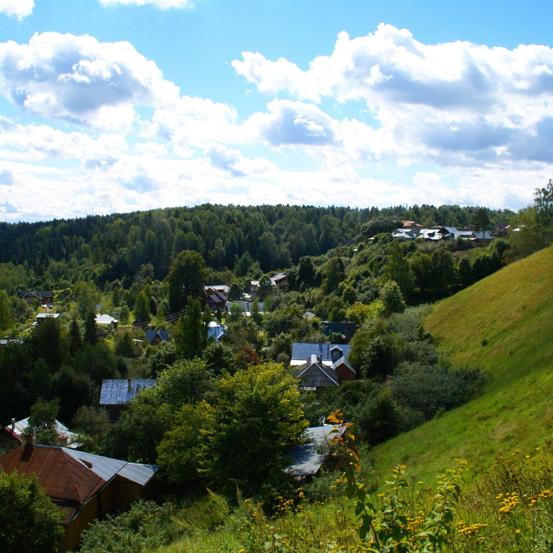 Плёс — лучший туристический город. Купить картину на холсте для интерьера|художник | дизайнер | архитектор Сергей Ратчин в Москве