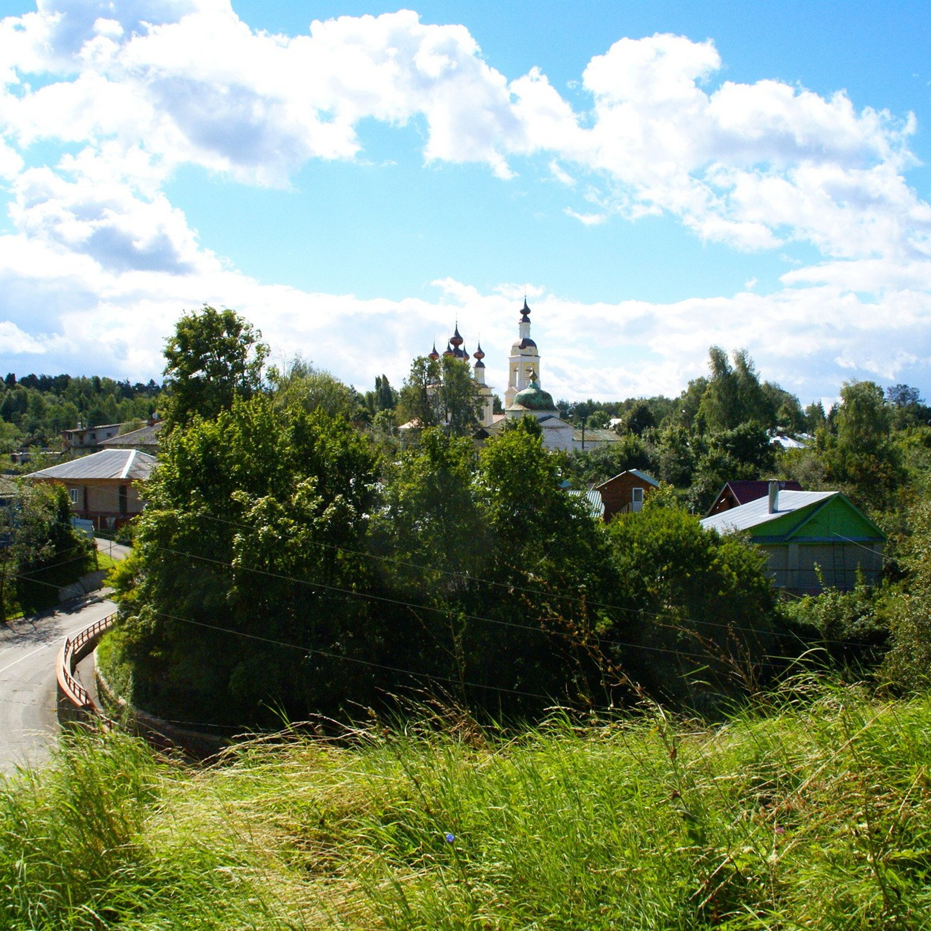 Плёс — лучший туристический город. Купить картину на холсте для интерьера|художник | дизайнер | архитектор Сергей Ратчин в Москве