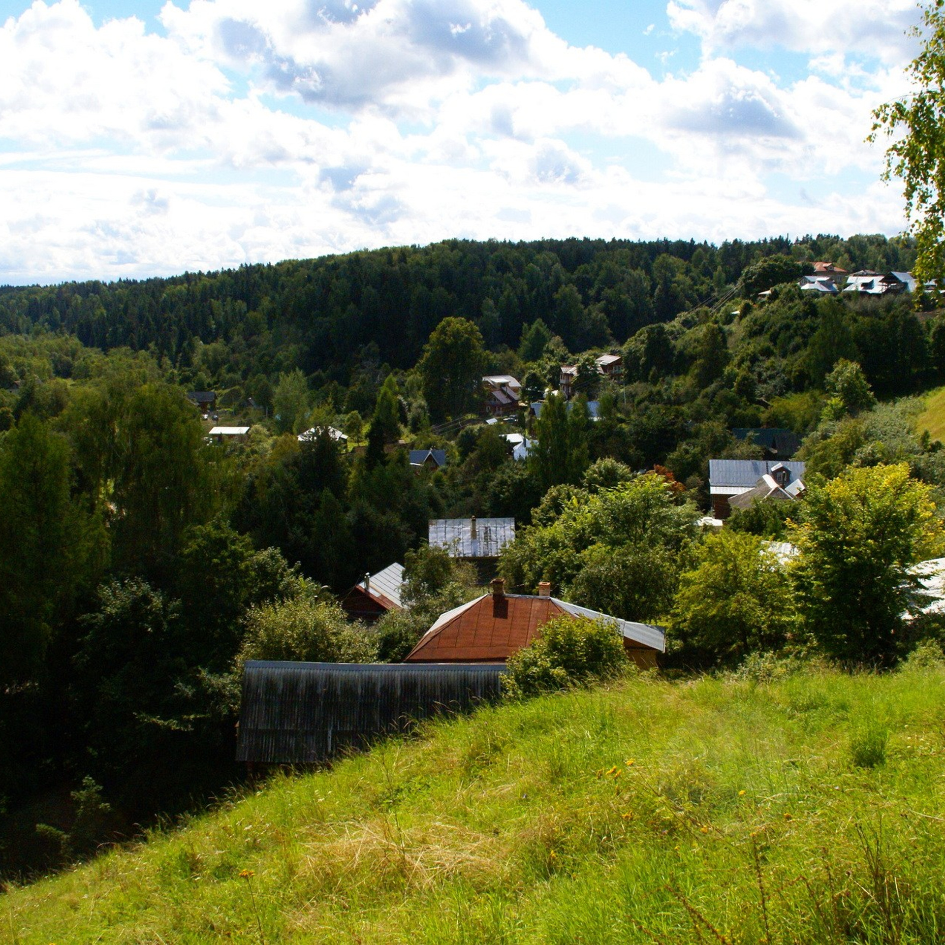 Плёс — лучший туристический город. Купить картину на холсте для интерьера|художник | дизайнер | архитектор Сергей Ратчин в Москве
