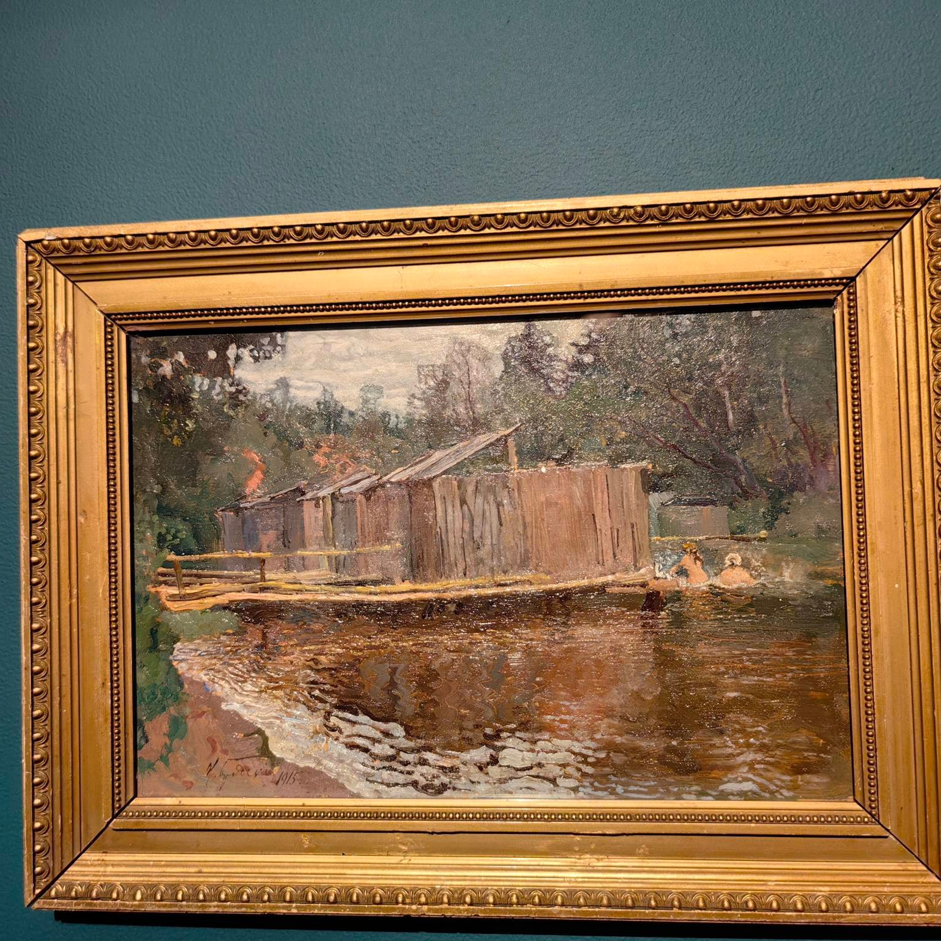 Мастерская Репина. Paintings by the artist Sergey Ratchin