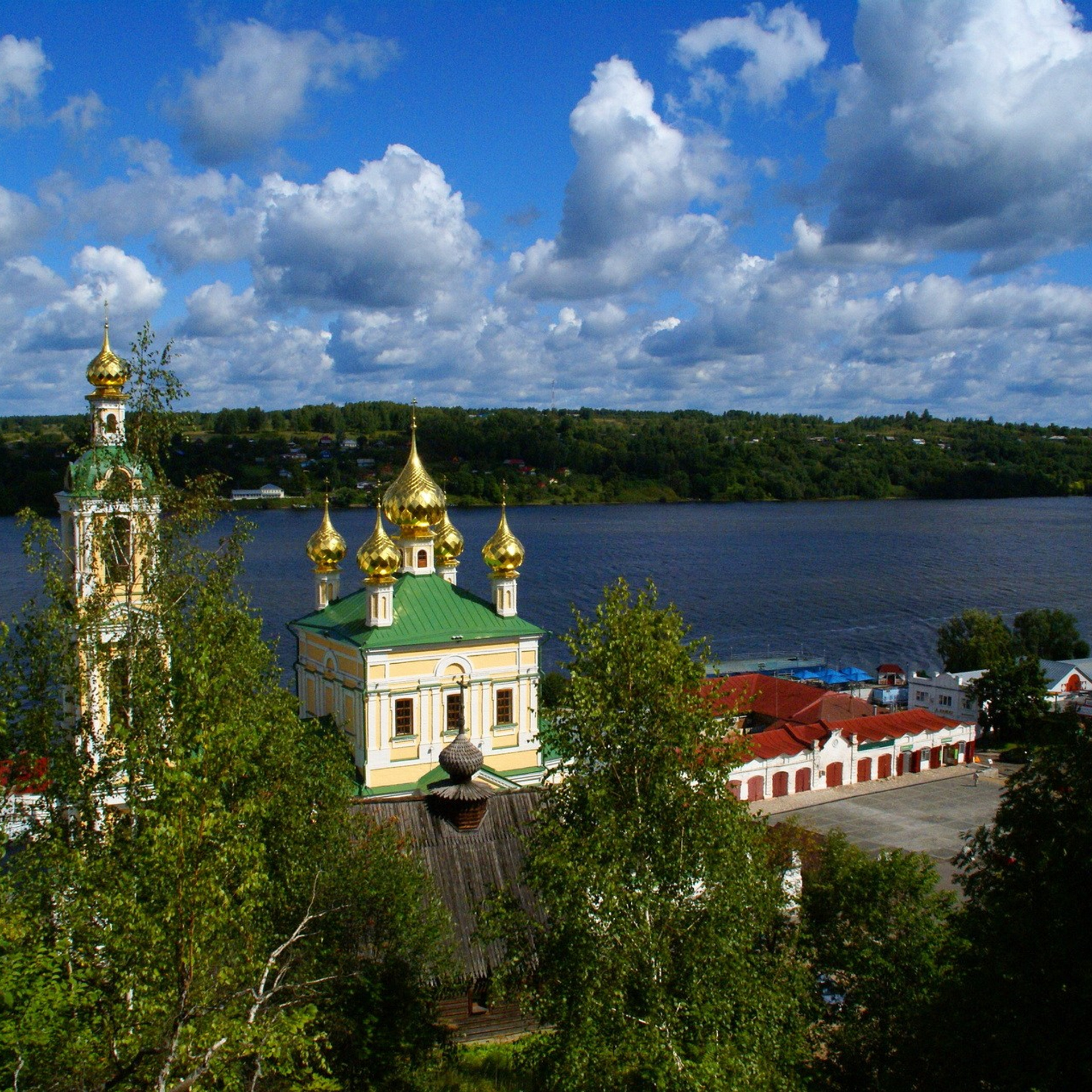 Плёс — лучший туристический город. Купить картину на холсте для интерьера|художник | дизайнер | архитектор Сергей Ратчин в Москве