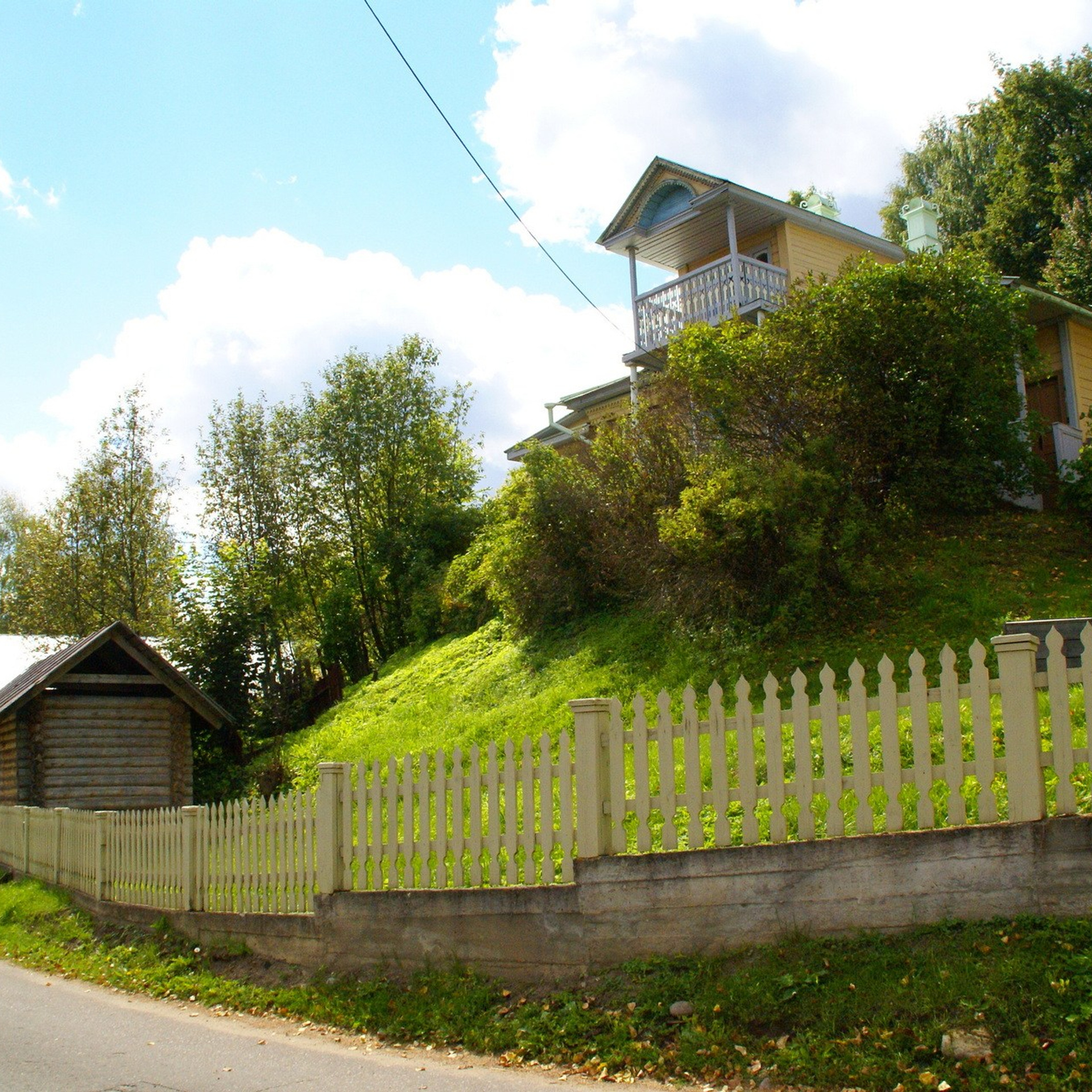 Плёс — лучший туристический город. Купить картину на холсте для интерьера|художник | дизайнер | архитектор Сергей Ратчин в Москве