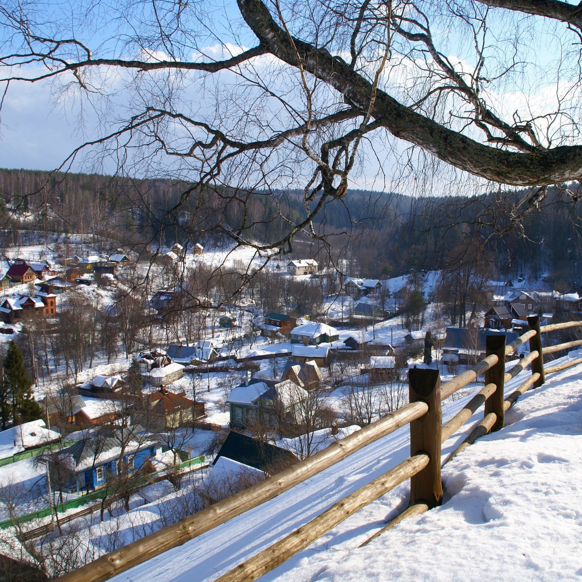 Плёс зимой, зимняя сказка, идея для зимних каникул